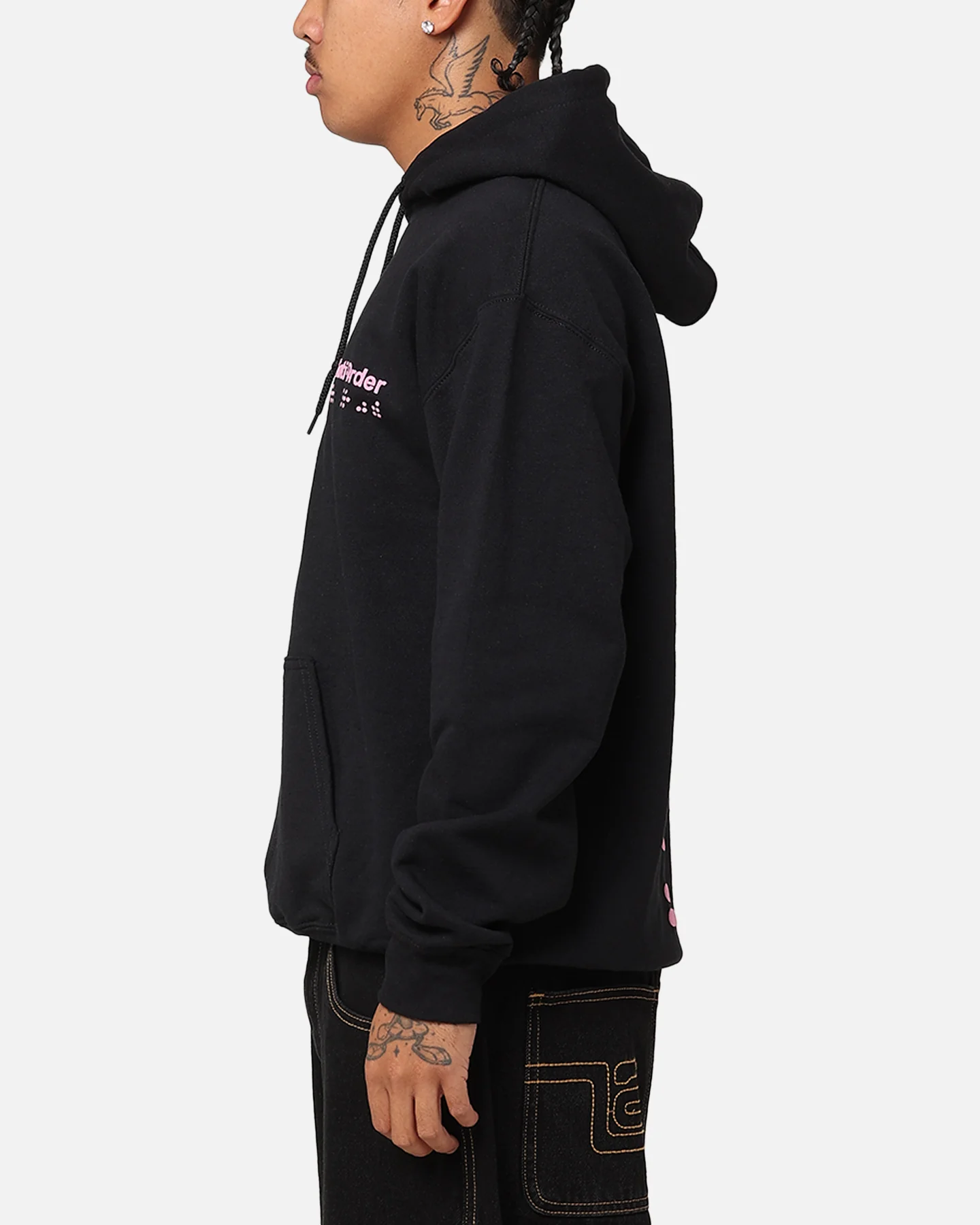 The Anti Order Brail Hoodie Black/Pink