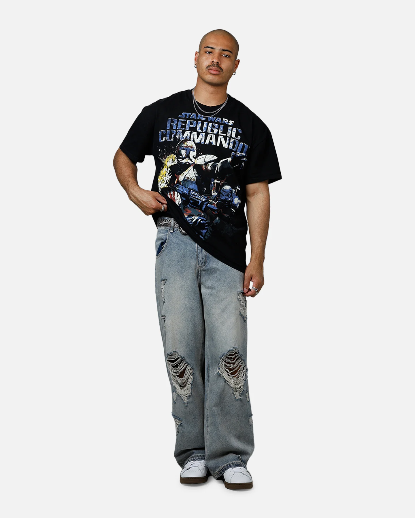 73Studio Star Wars Battlefront Republic Commando Heavyweight T-Shirt Black