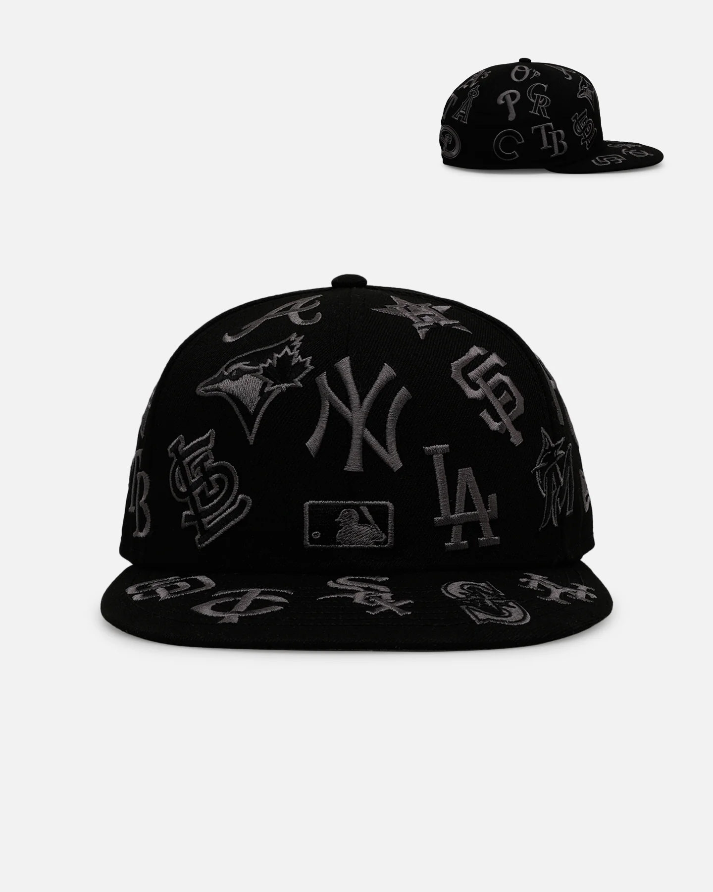 New Era MLB All Over Stealth 59FIFTY Fitted Black/Charcoal
