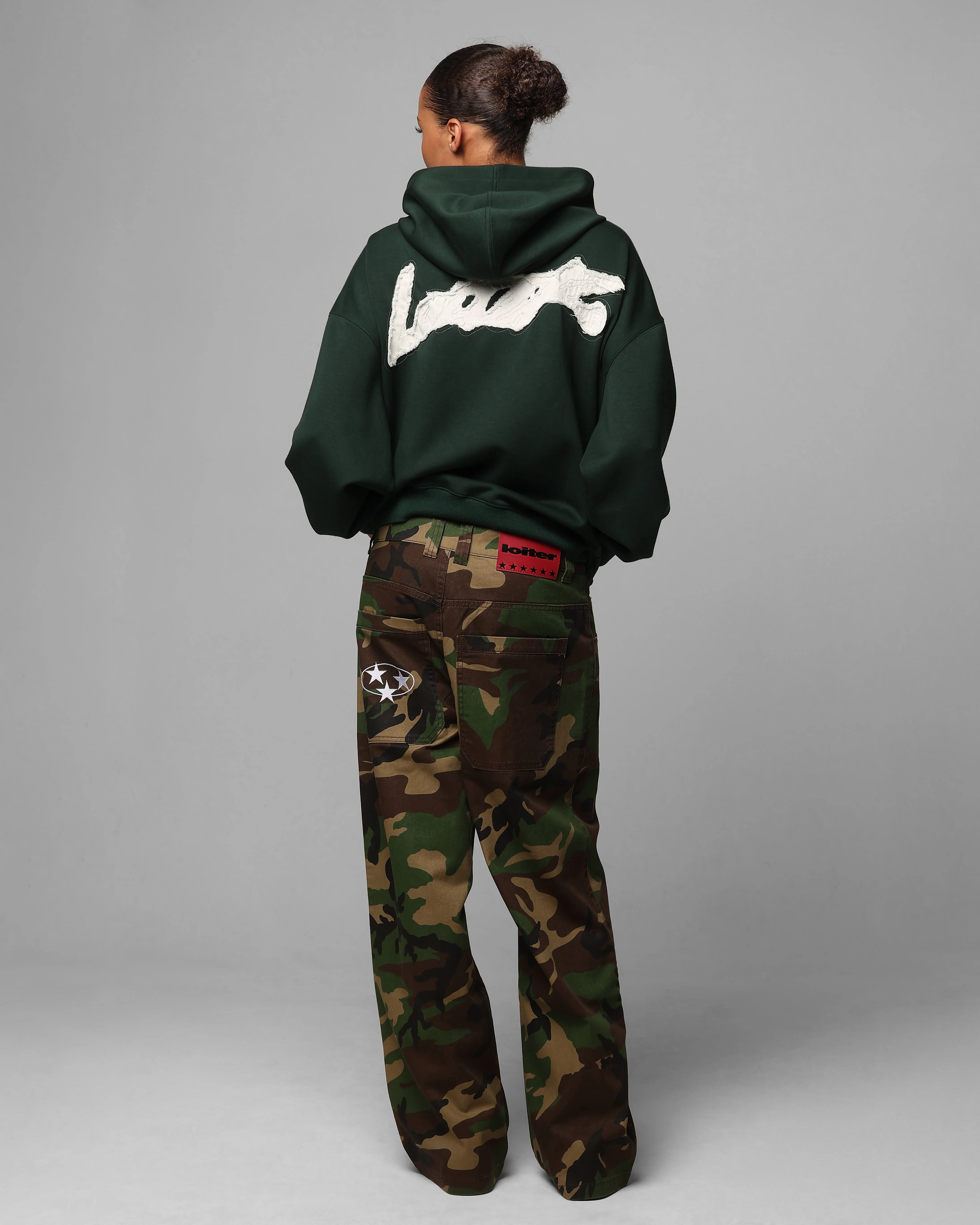 Loiter Chroma Premium Hoodie Dark Green