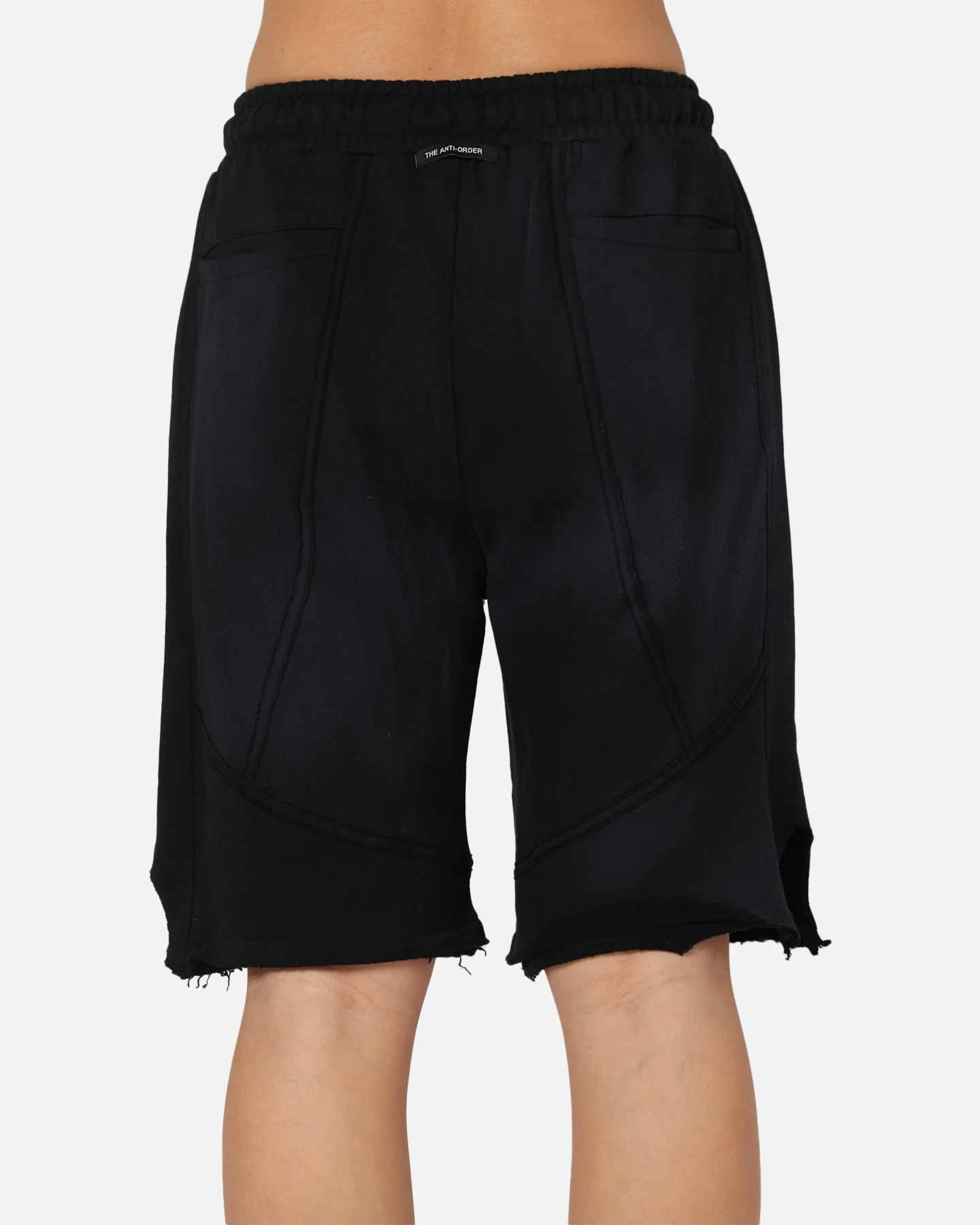 The Anti Order Apocalypse Sweat Shorts Sunfade Black