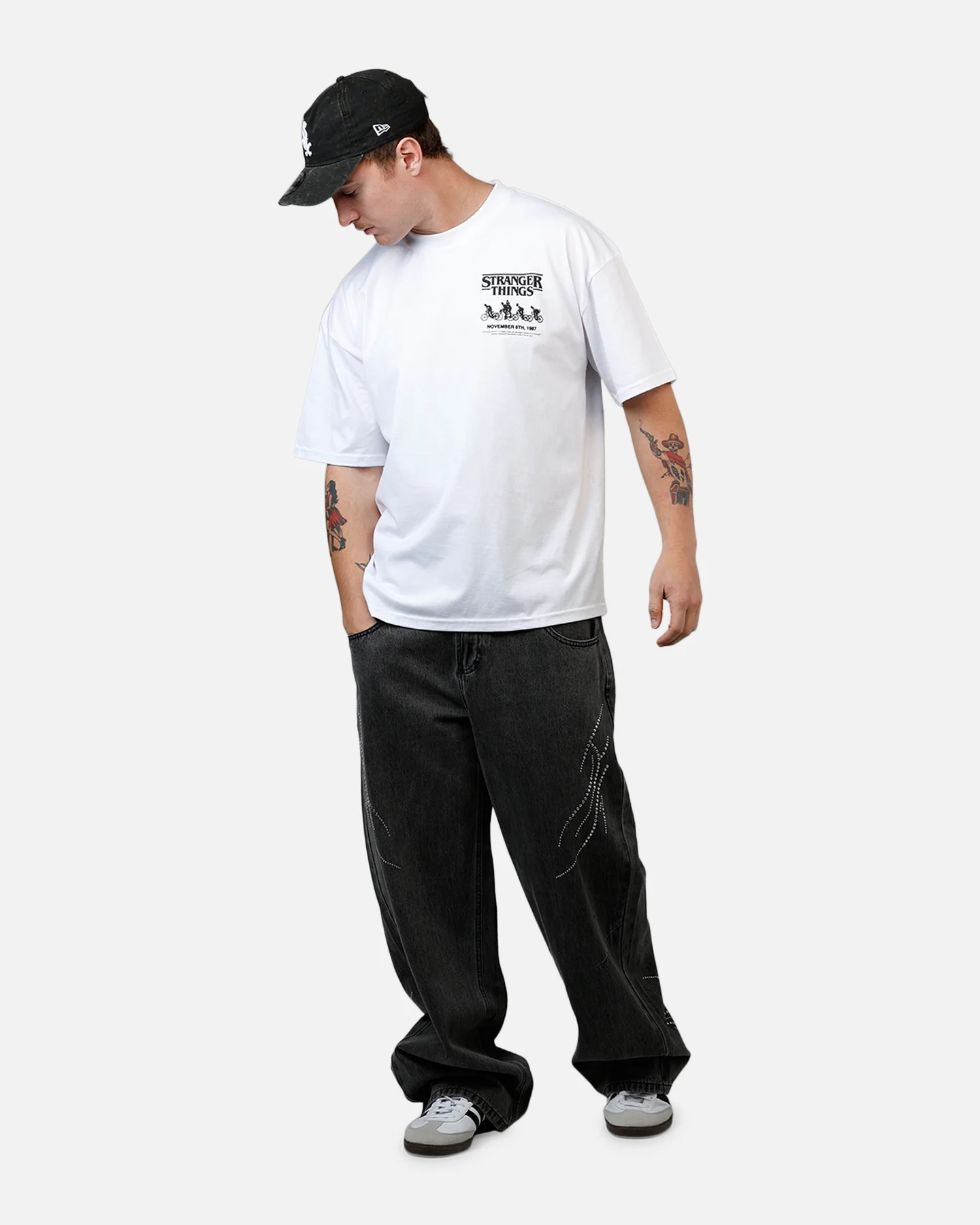 73Studio X Stranger Things One Last Adventure T-Shirt White