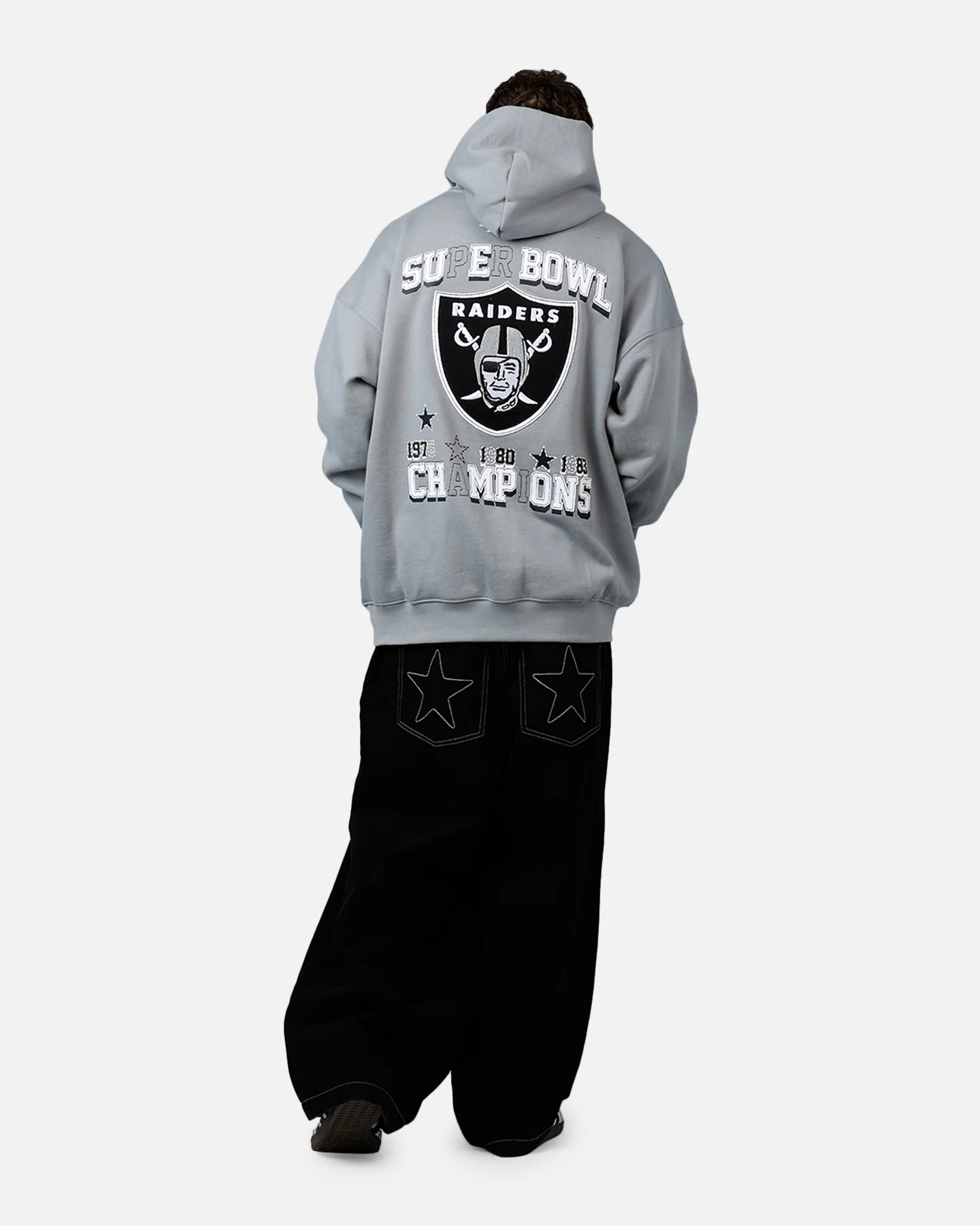 Pro Standard Las Vegas Raiders Kickoff Hoodie Grey