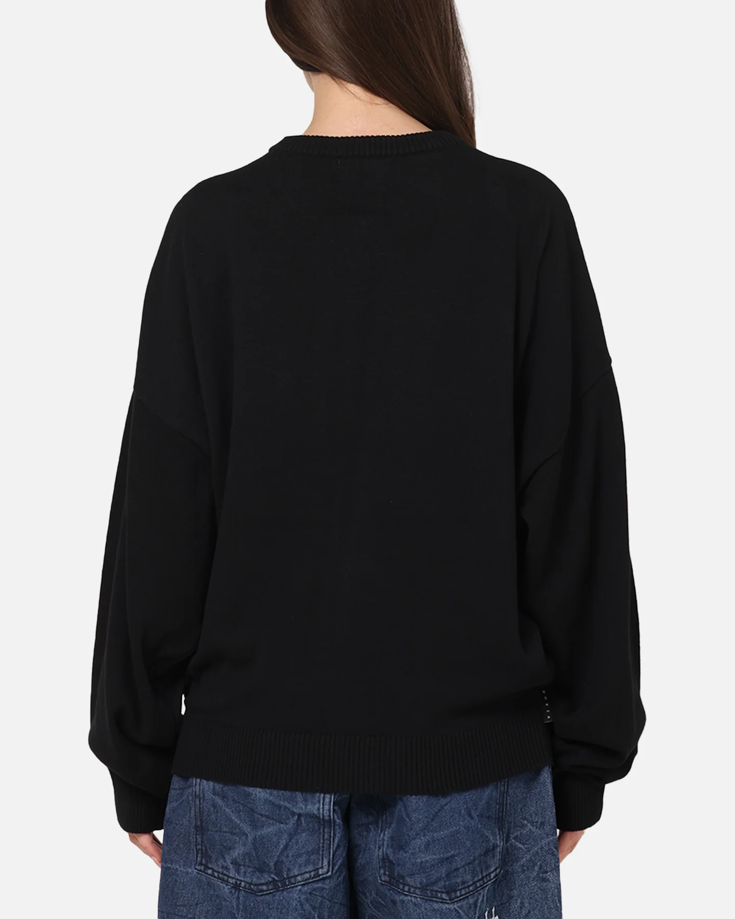 Saint Morta Sanctified Crewneck Sweater Black