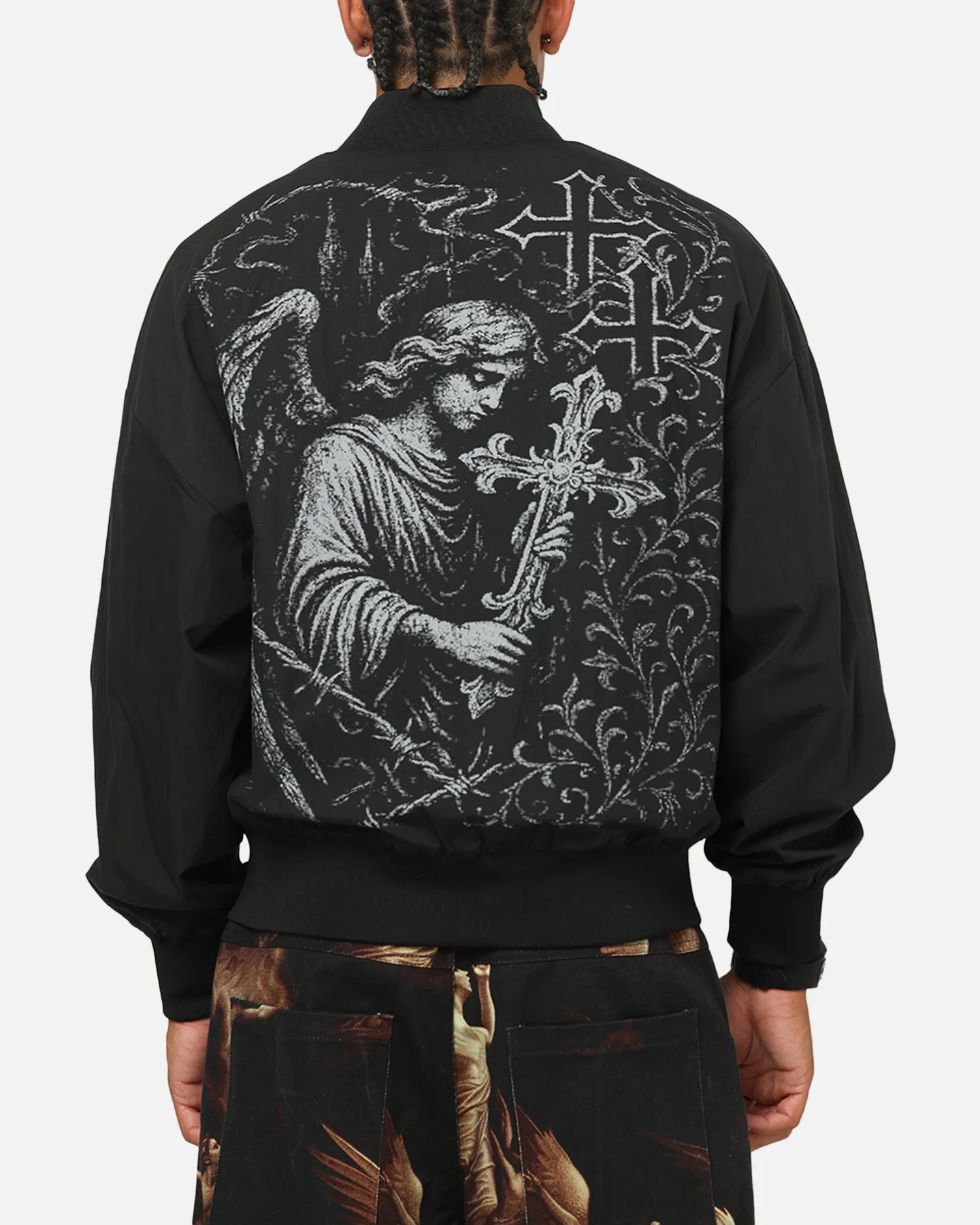 Saint Morta Crossbearer Bomber Jacket Black