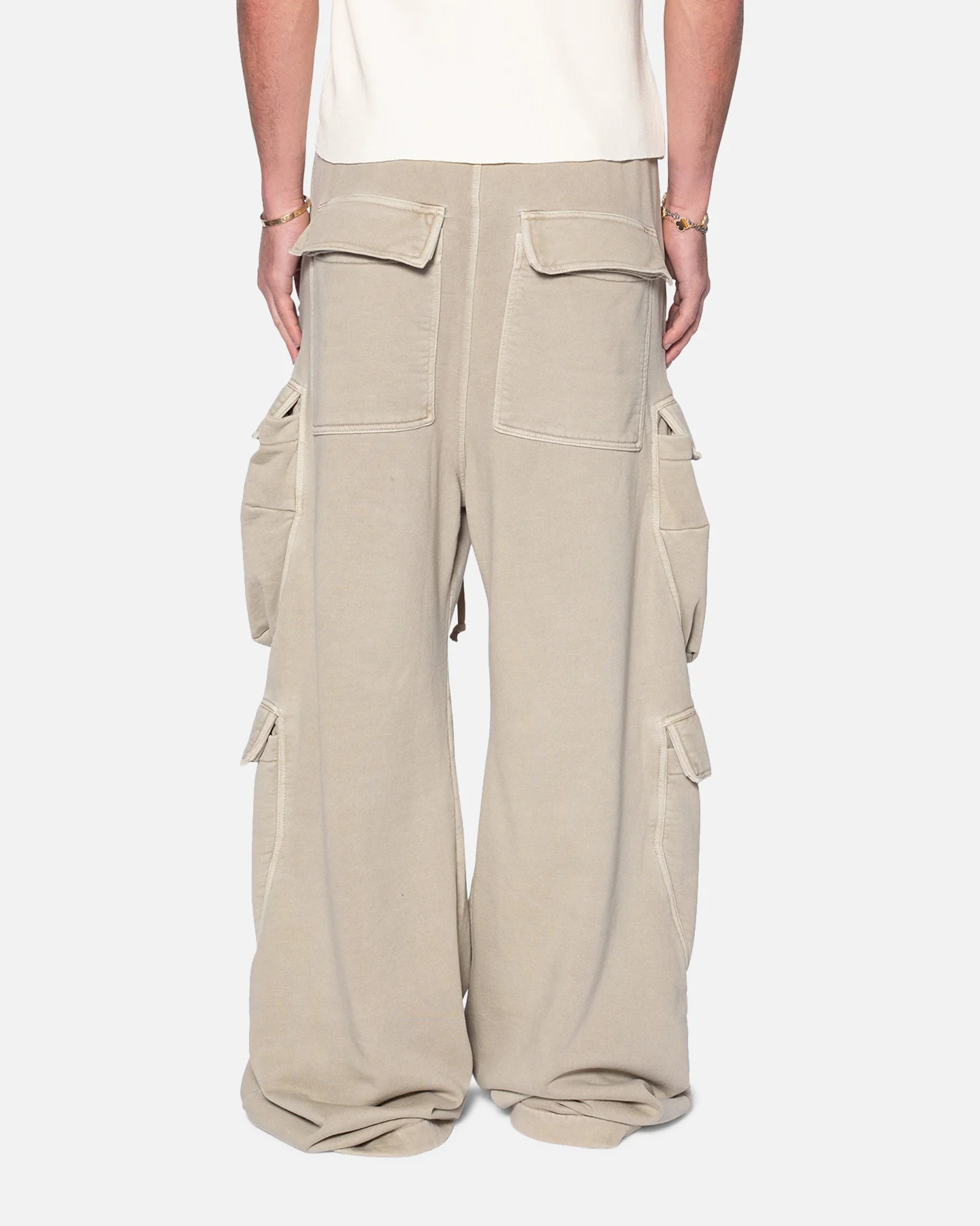 MNML Rave Double Cargo Sweatpants Washed Earth