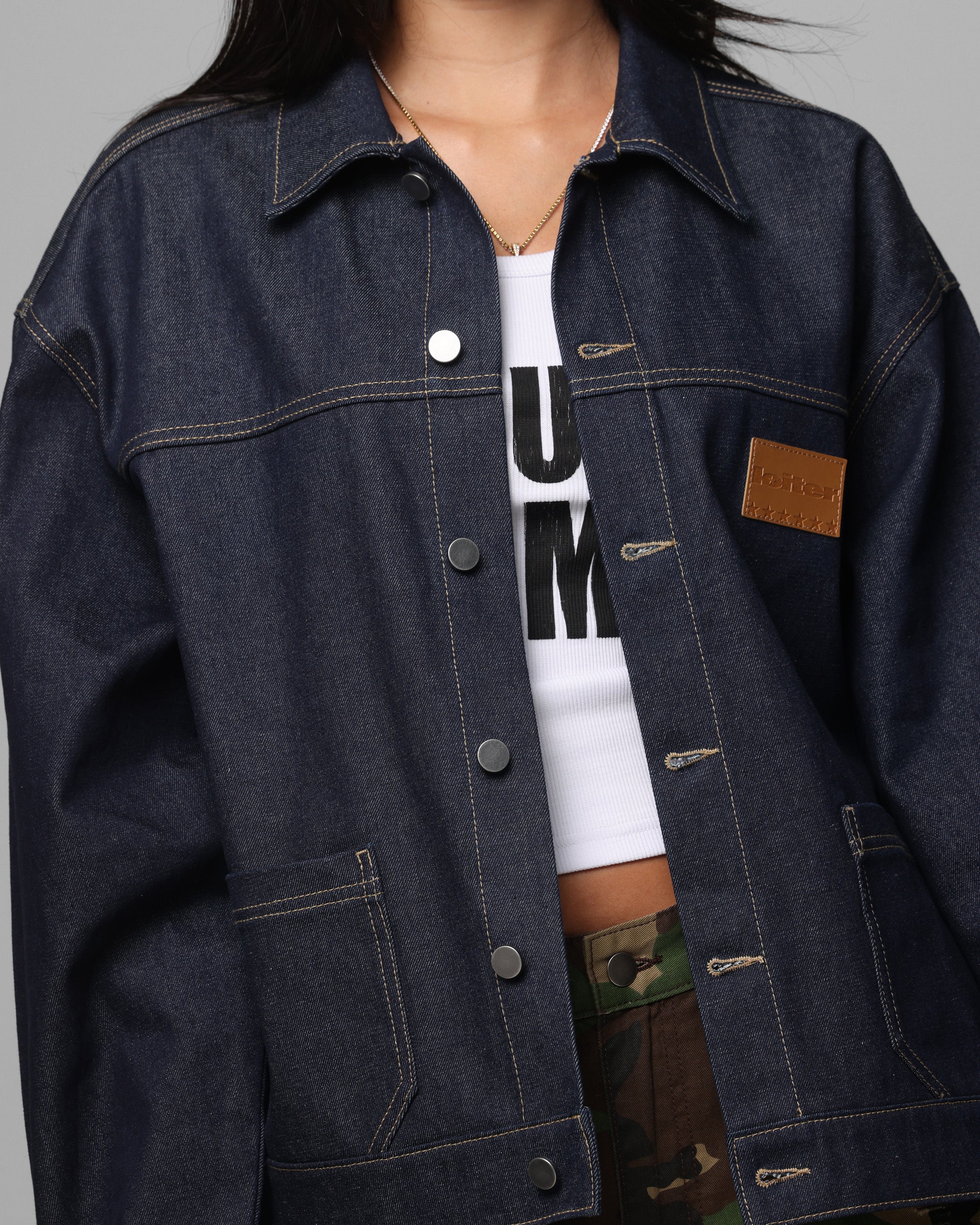 Loiter Prestige Denim Jacket Raw Indigo