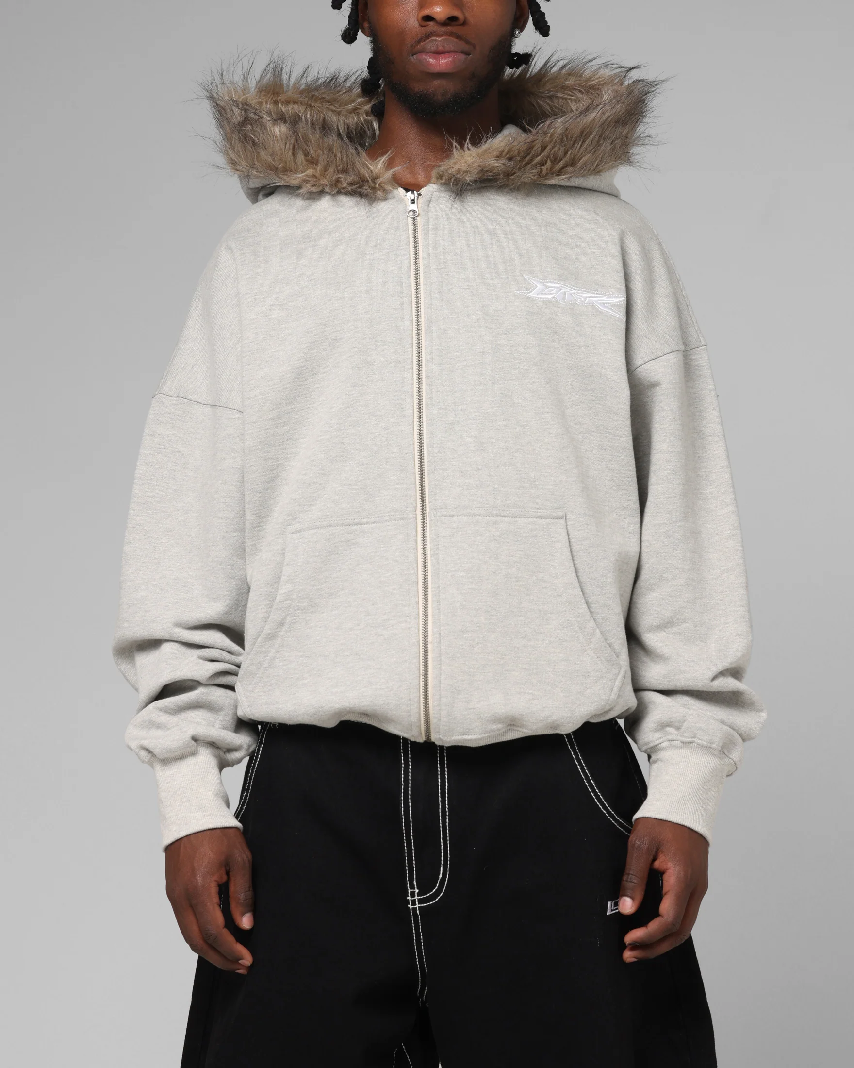 Loiter Purity Zip Hoodie Grey