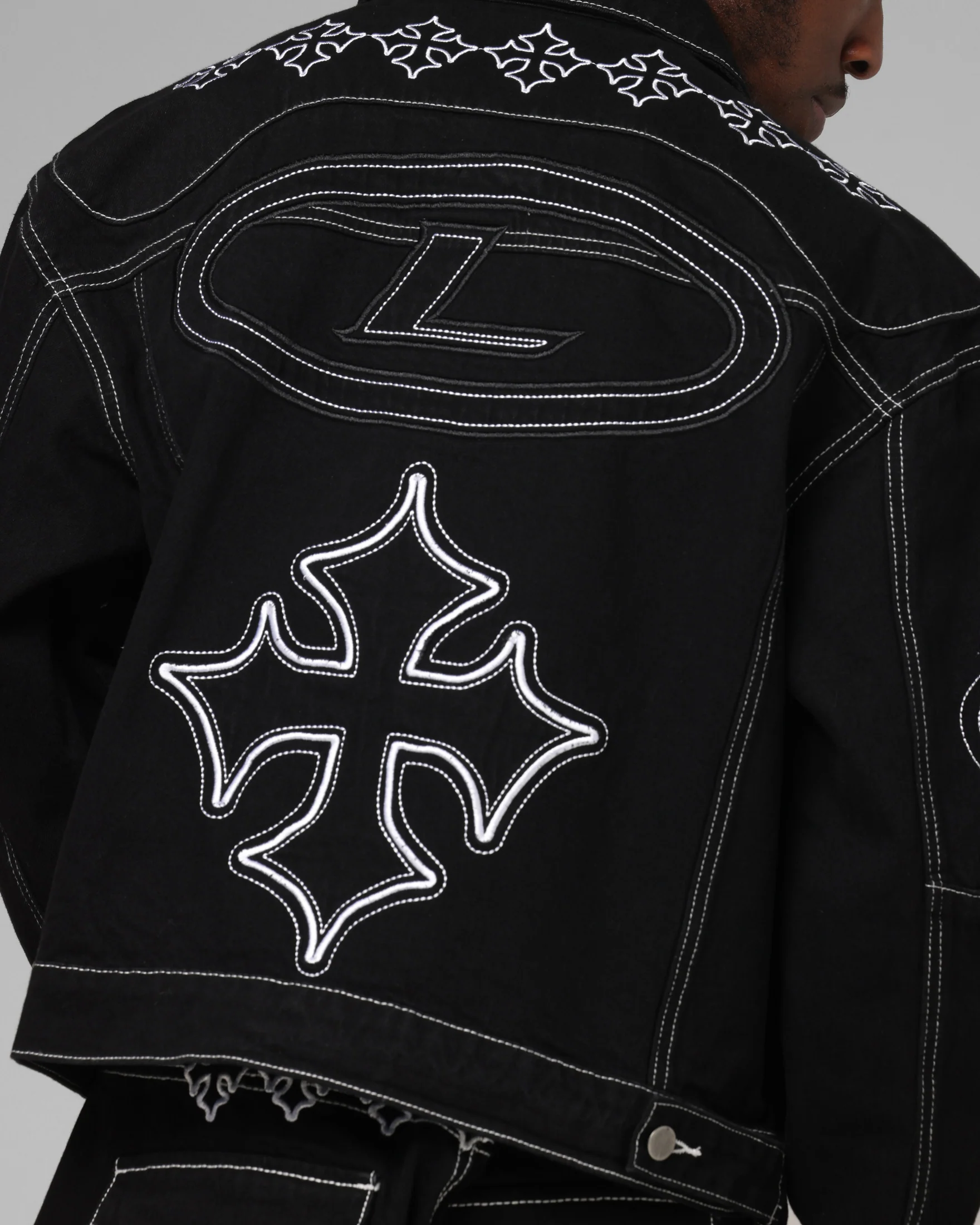 Loiter Daytona Denim Jacket Black