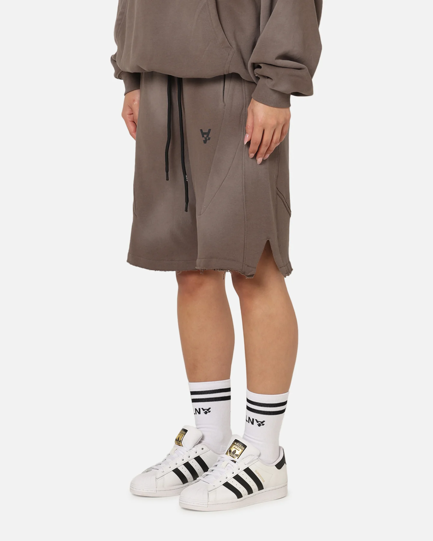 The Anti Order Apocalypse Sweat Shorts Sunfade Brown