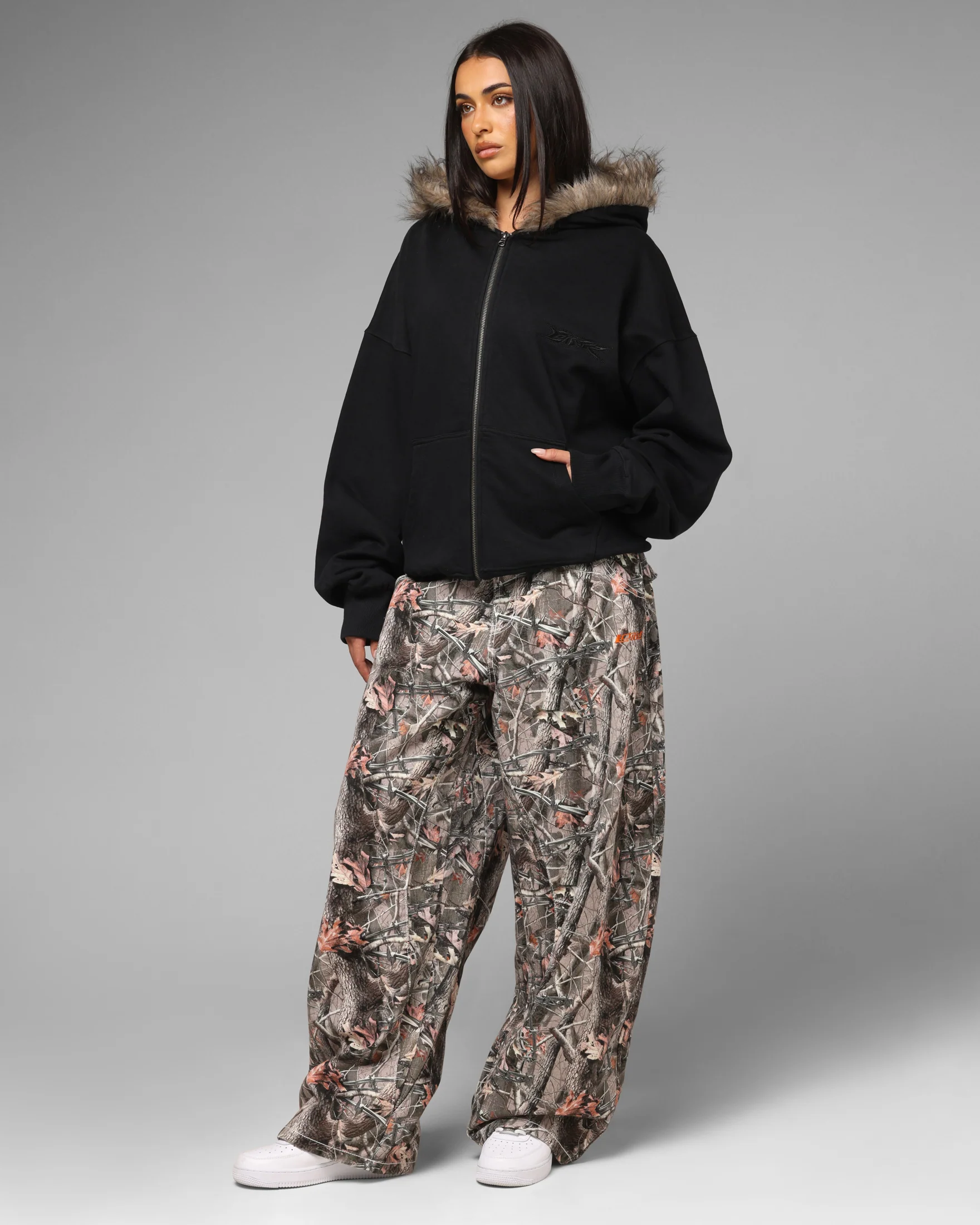 Loiter Purity Zip Hoodie Black