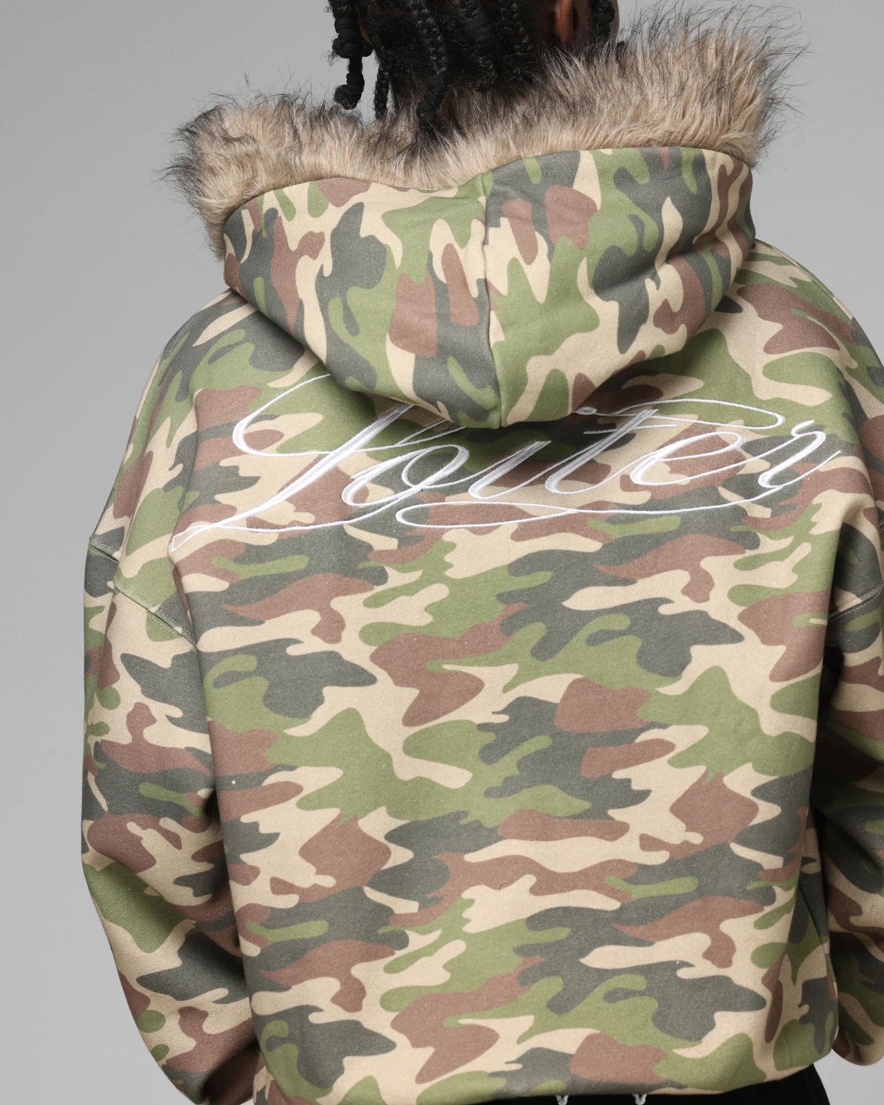 Loiter Purity Zip Hoodie Camo