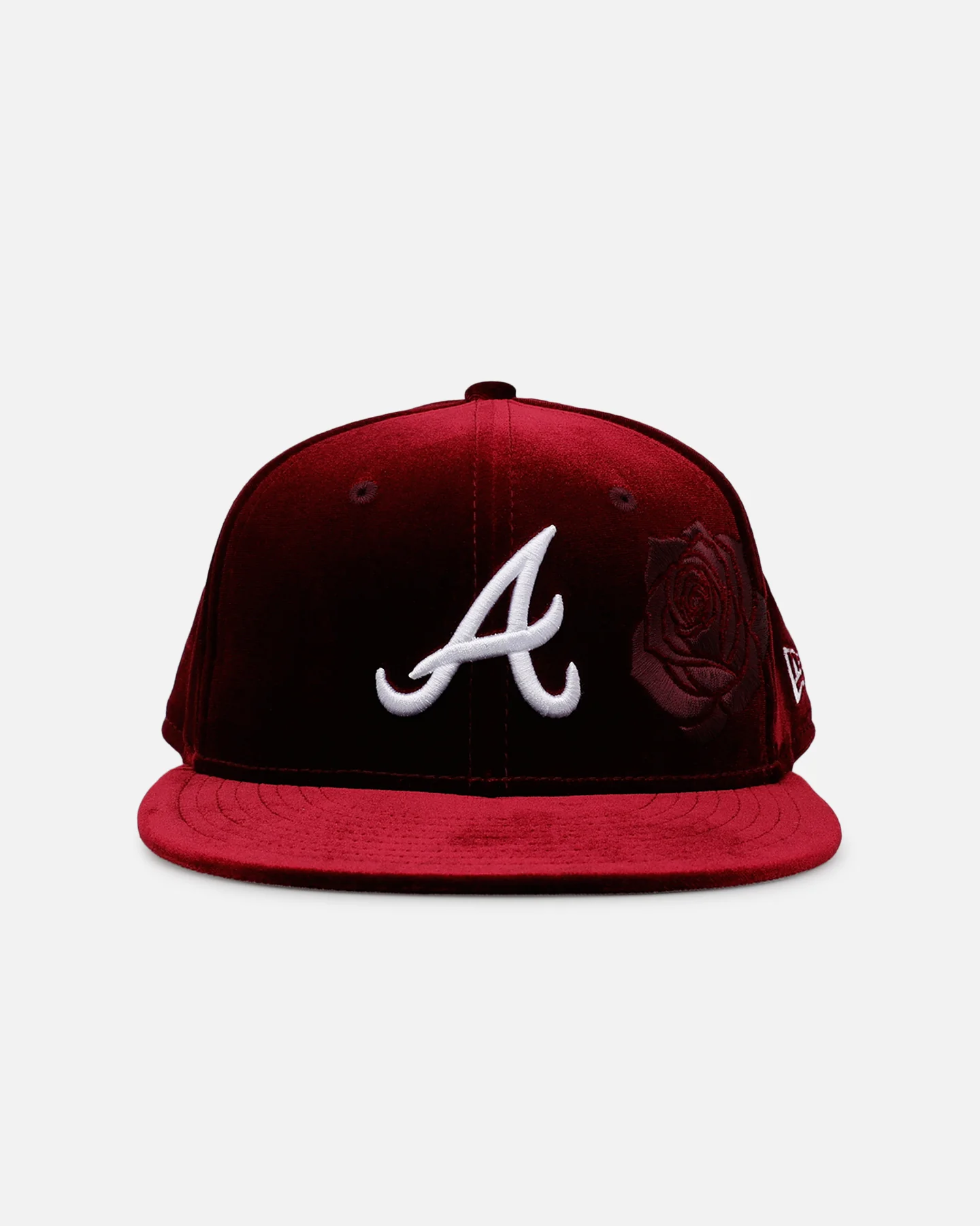 New Era Atlanta Braves 'Velvet Roses' 59FIFTY Fitted Maroon