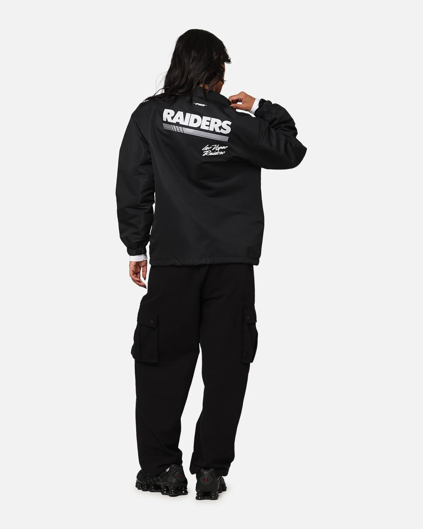 Pro Standard Women's Las Vegas Raiders Fast Lane Jacket Black