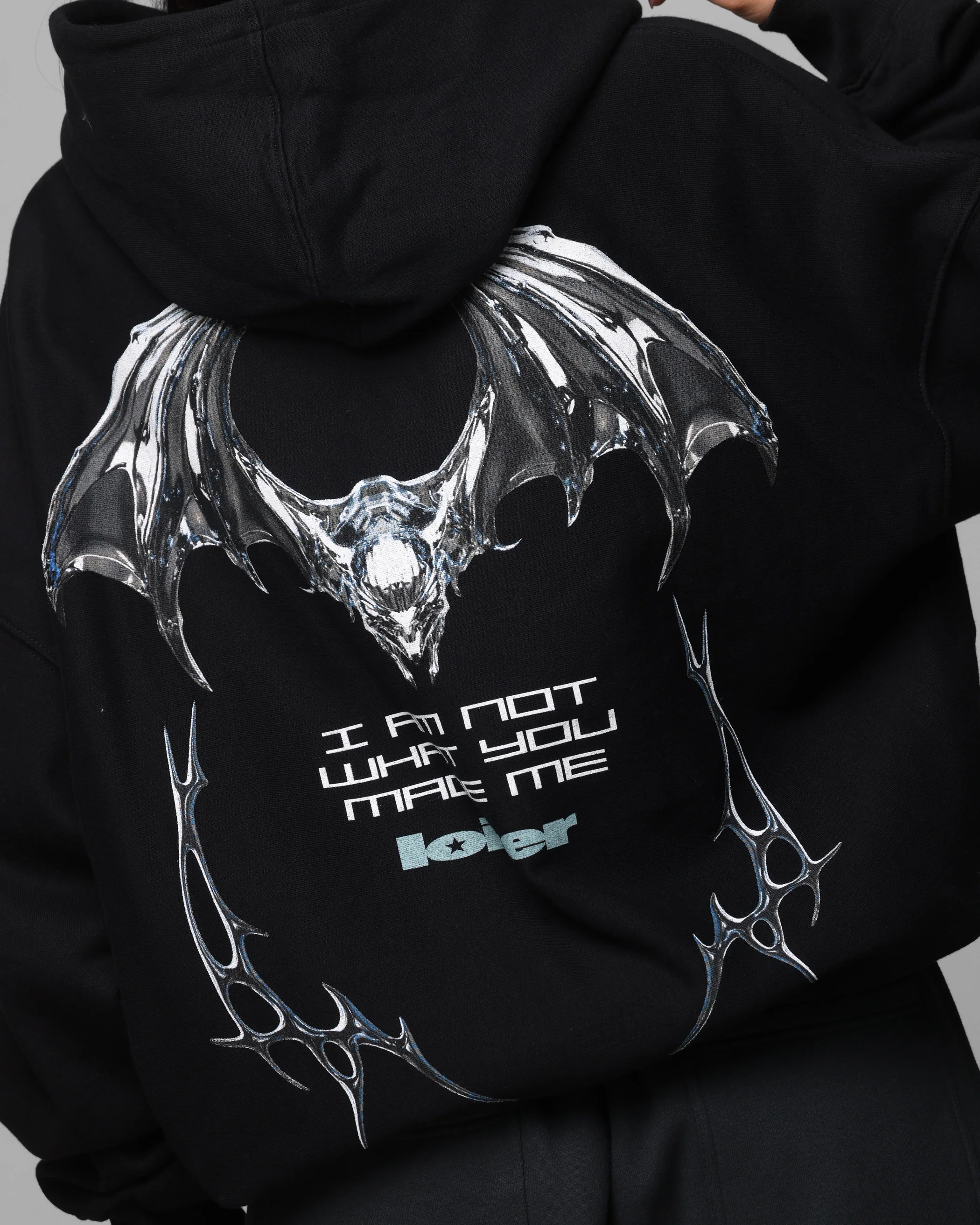 Loiter Chrome Deceiver Hoodie Black