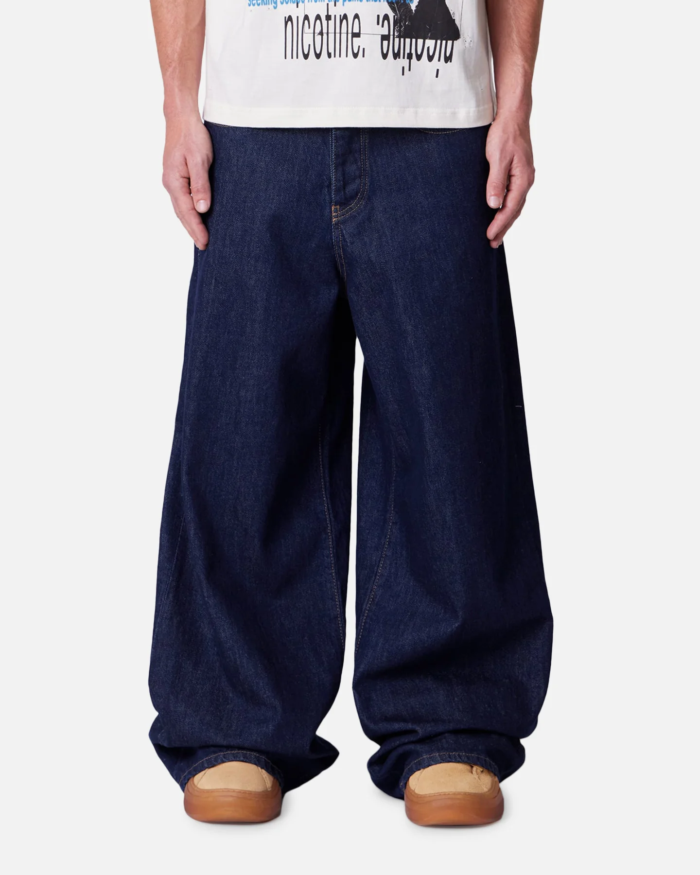 MNML Rave Raw Jeans Rinse Indigo