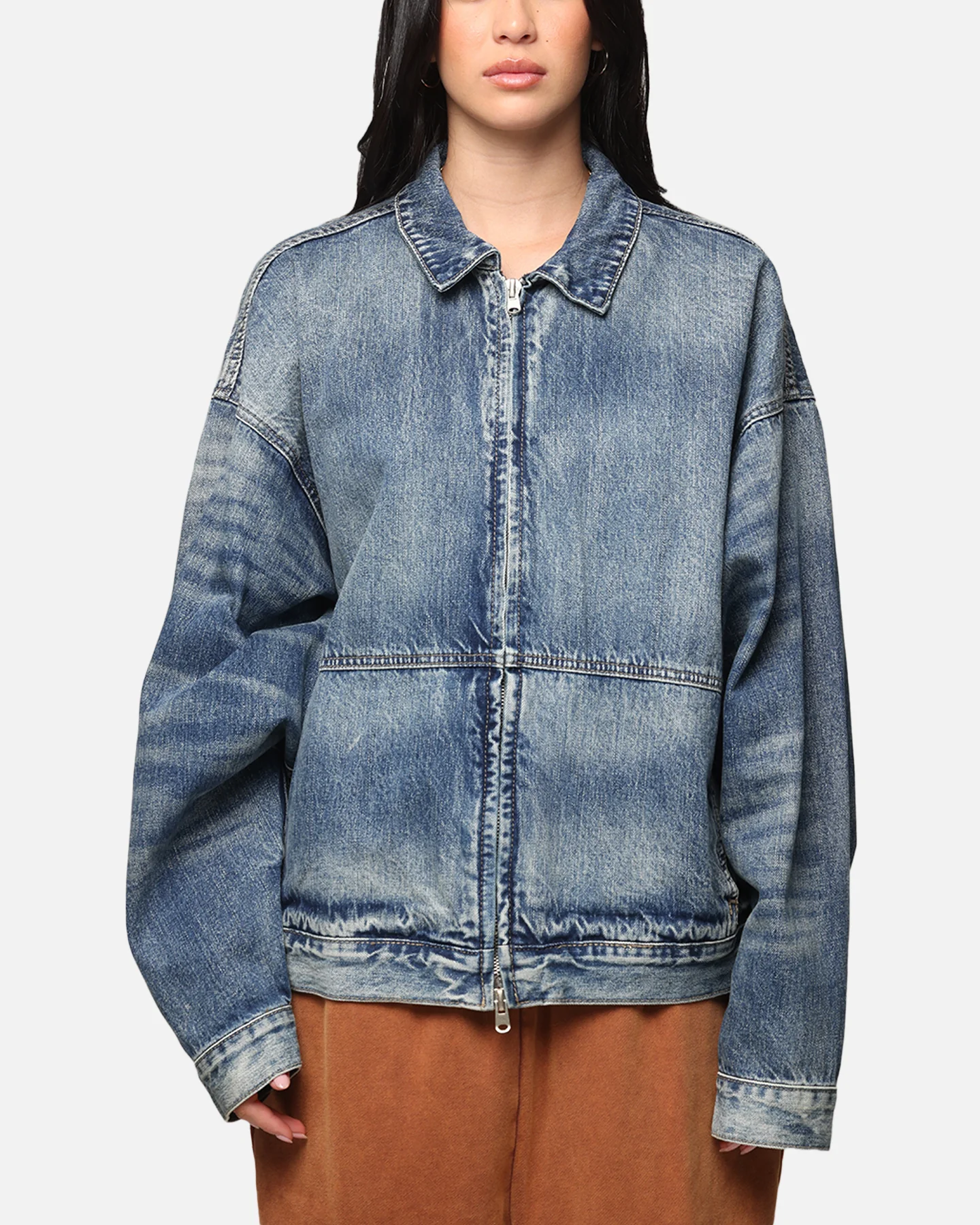 MNML Denim Choir Coat Vintage Blue