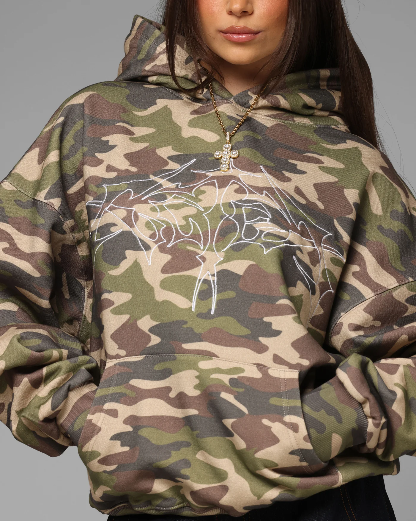 Loiter Opaque Premium Hoodie Camo