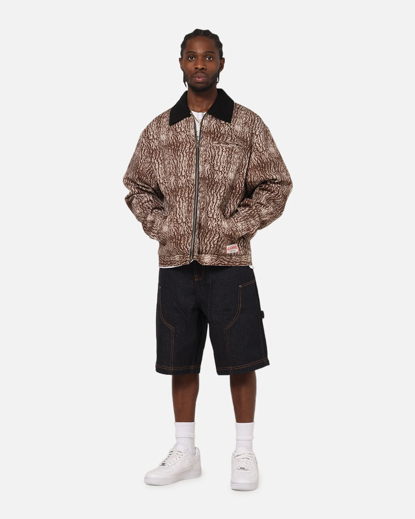 Carre Canvas Jacket Tree Bark