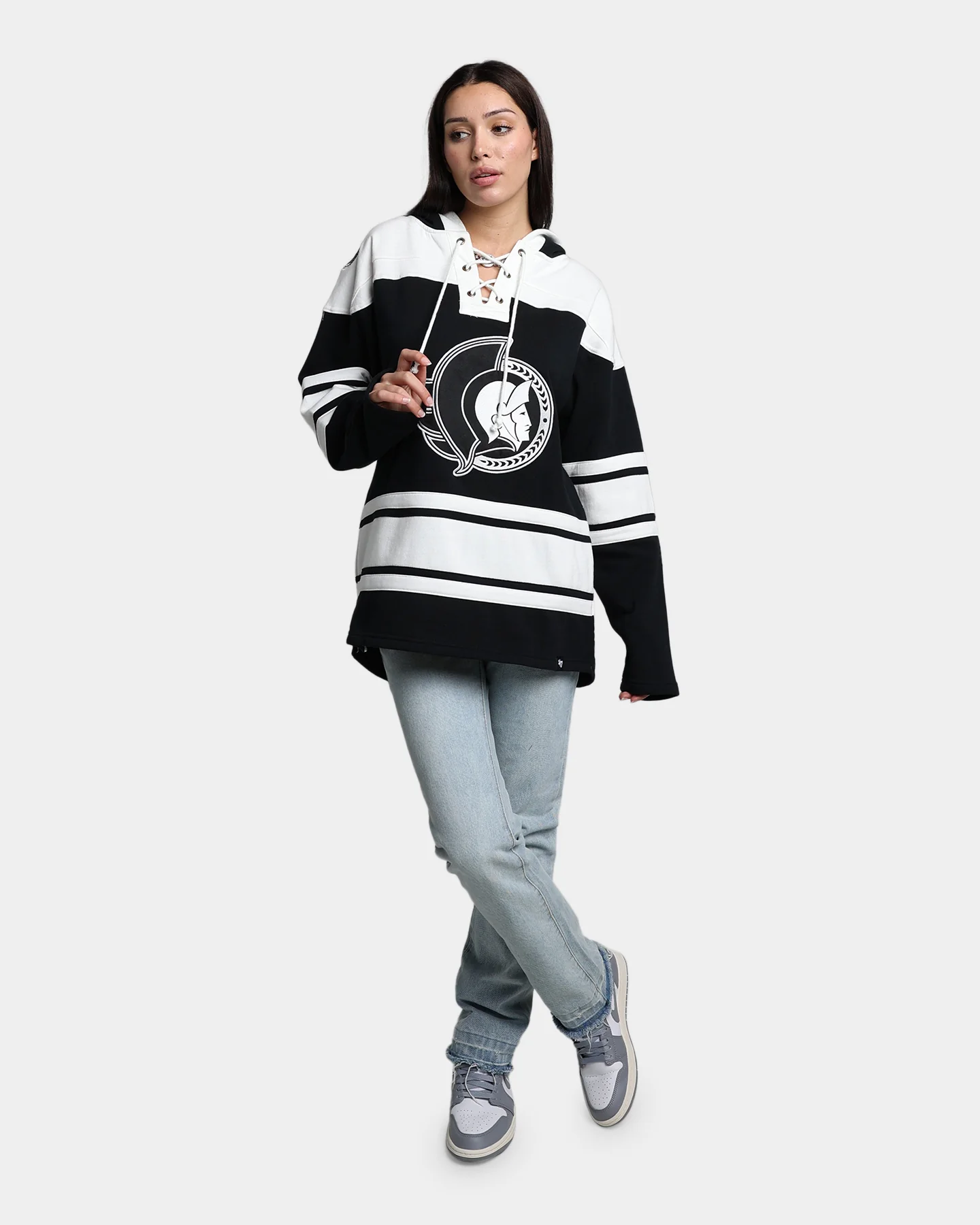 47 Brand Ottawa Senators Superior Lacer Hoodie Jet Black