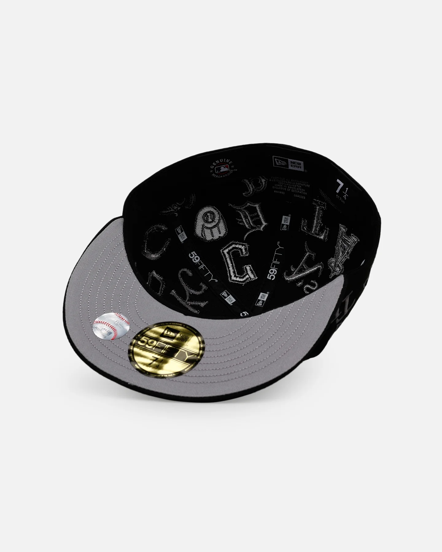 New Era MLB All Over Stealth 59FIFTY Fitted Black/Charcoal