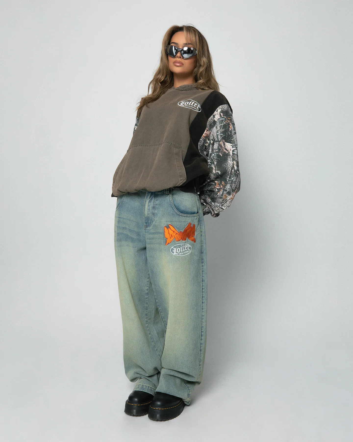 Loiter Splinter Hoodie Khaki/Camo