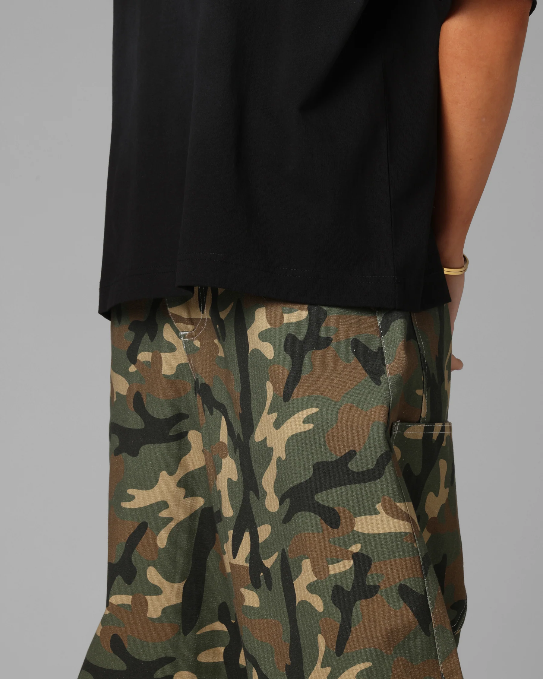 Loiter F-22 Raver Jeans Woodland Camo