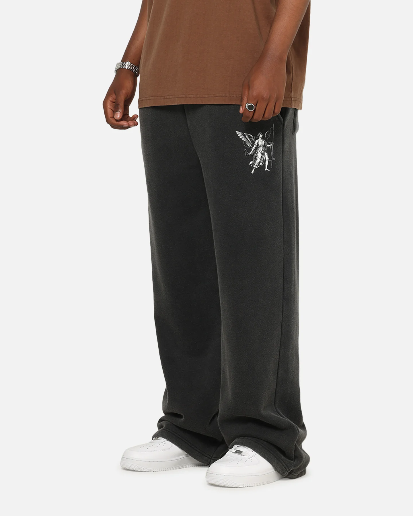 Saint Morta Archangel Sweatpants Black/Off White