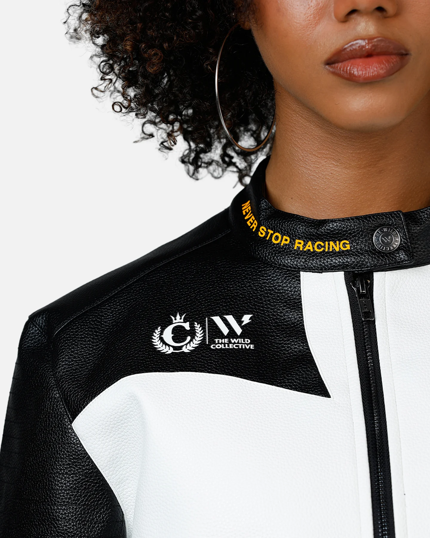 We Are The Wild Collective Women's Mclaren X Culture Kings 2025 Jacket White/Black