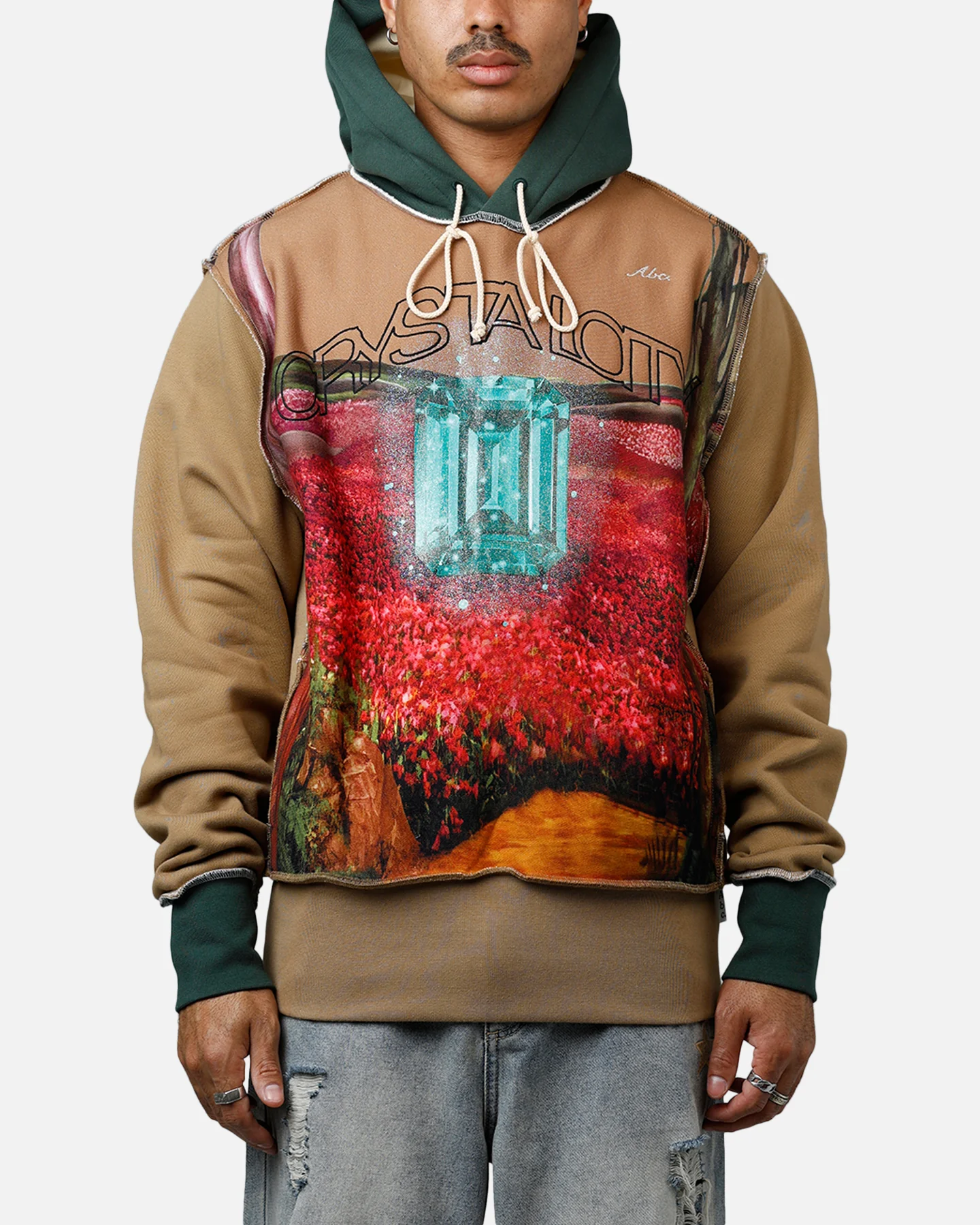 ABC Birthstone Hoodie Light Brown