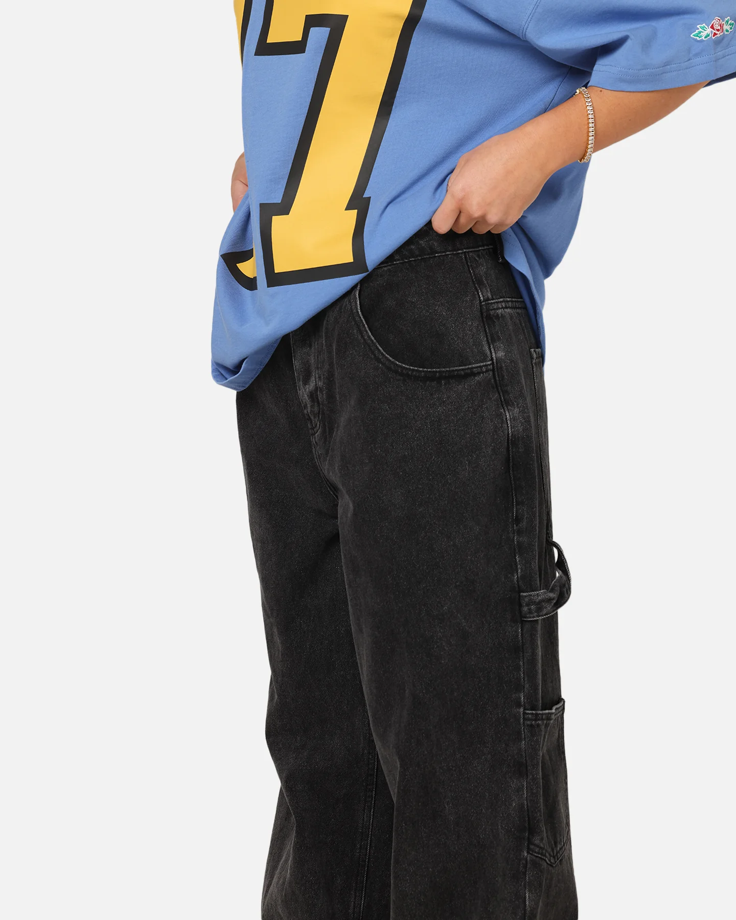 Carre Baggy Carpenter Jeans Black