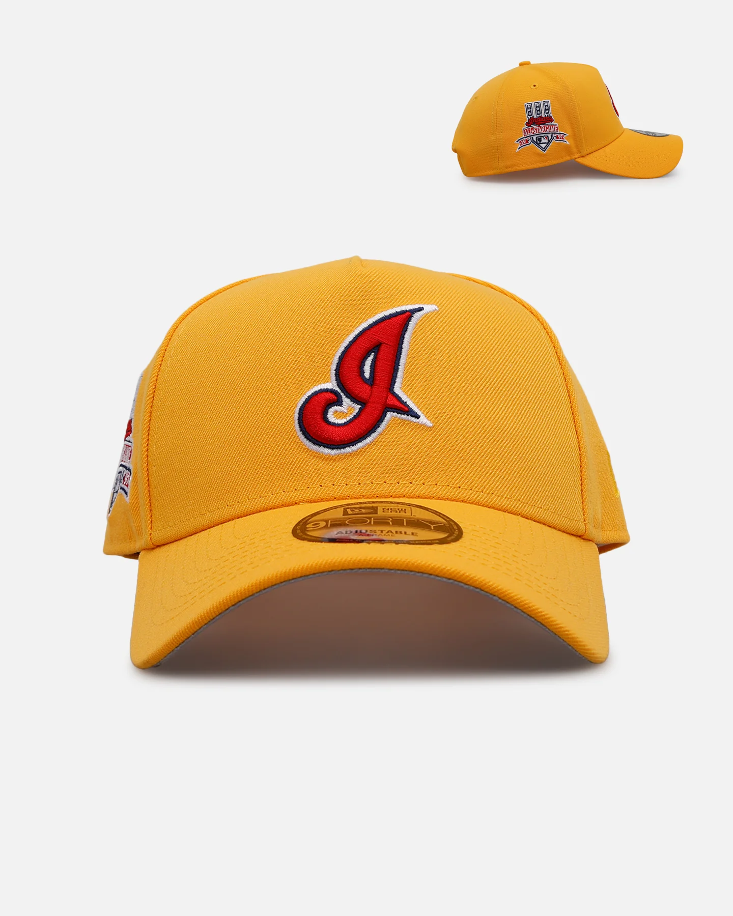 New Era Cleveland Guardians 'Sunshine' 9FORTY A-Frame Snapback Canary
