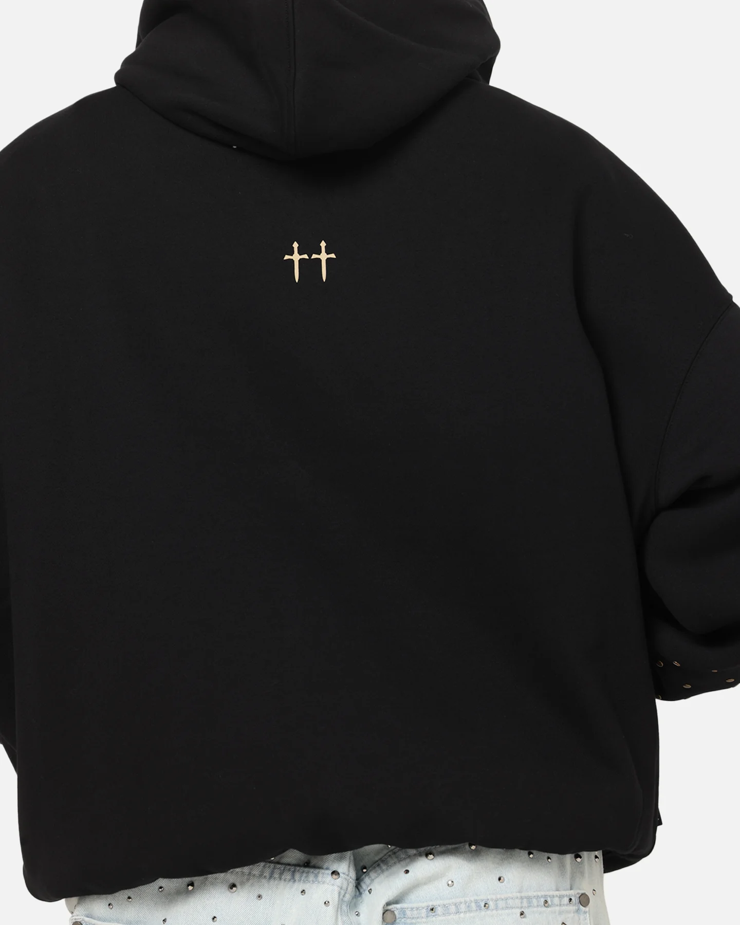 Saint Morta Rodeo Drive Boxy Hoodie Black