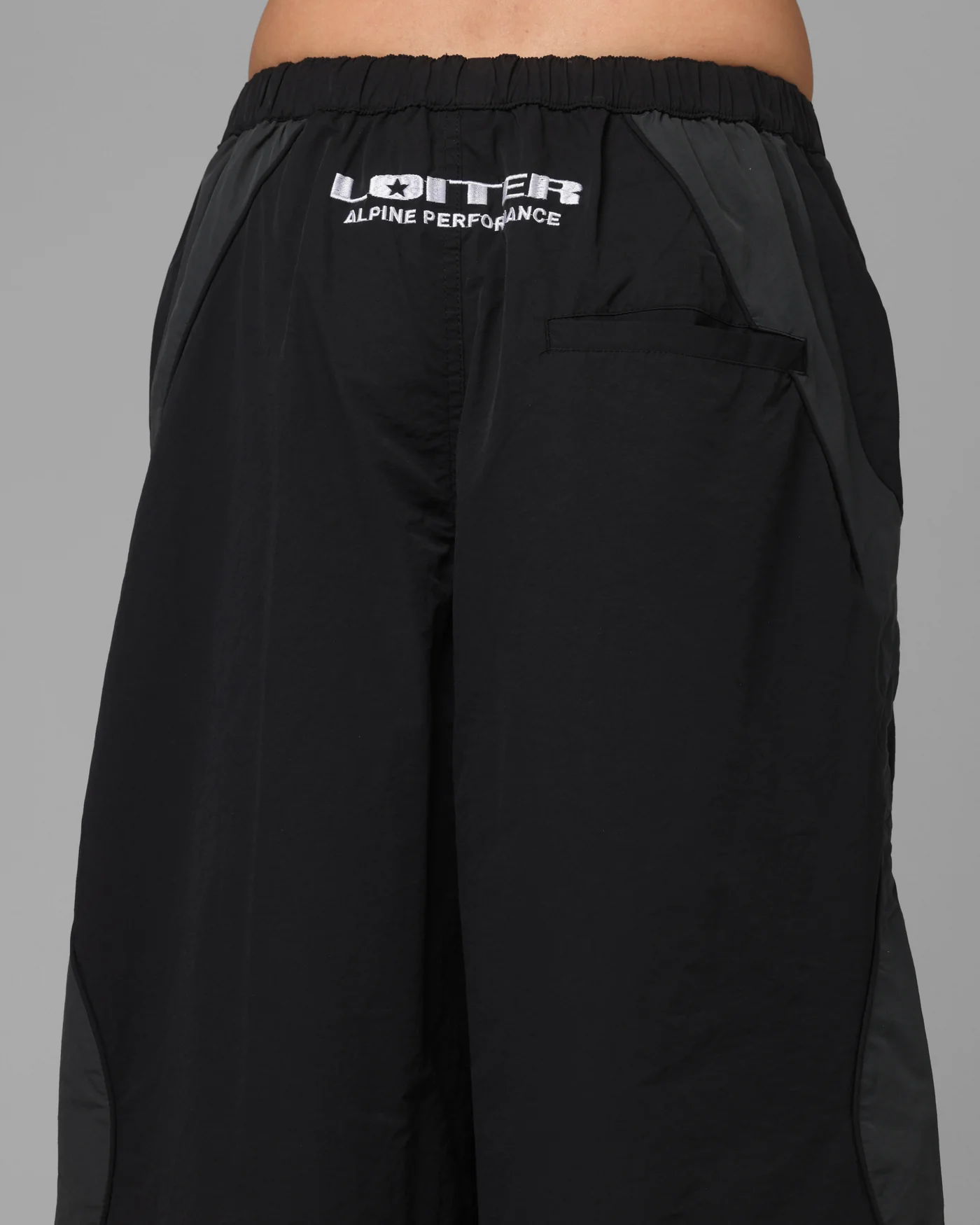 Loiter Club Classic Track Shorts Black