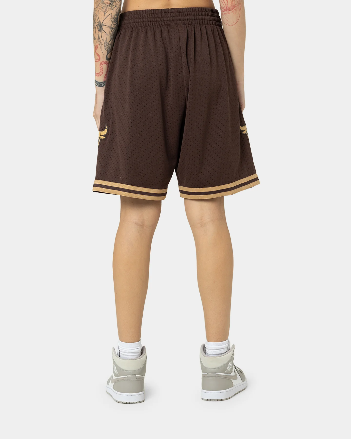 Mitchell & Ness Chicago Bulls Lux Brown Swingman Shorts Baroque Brown