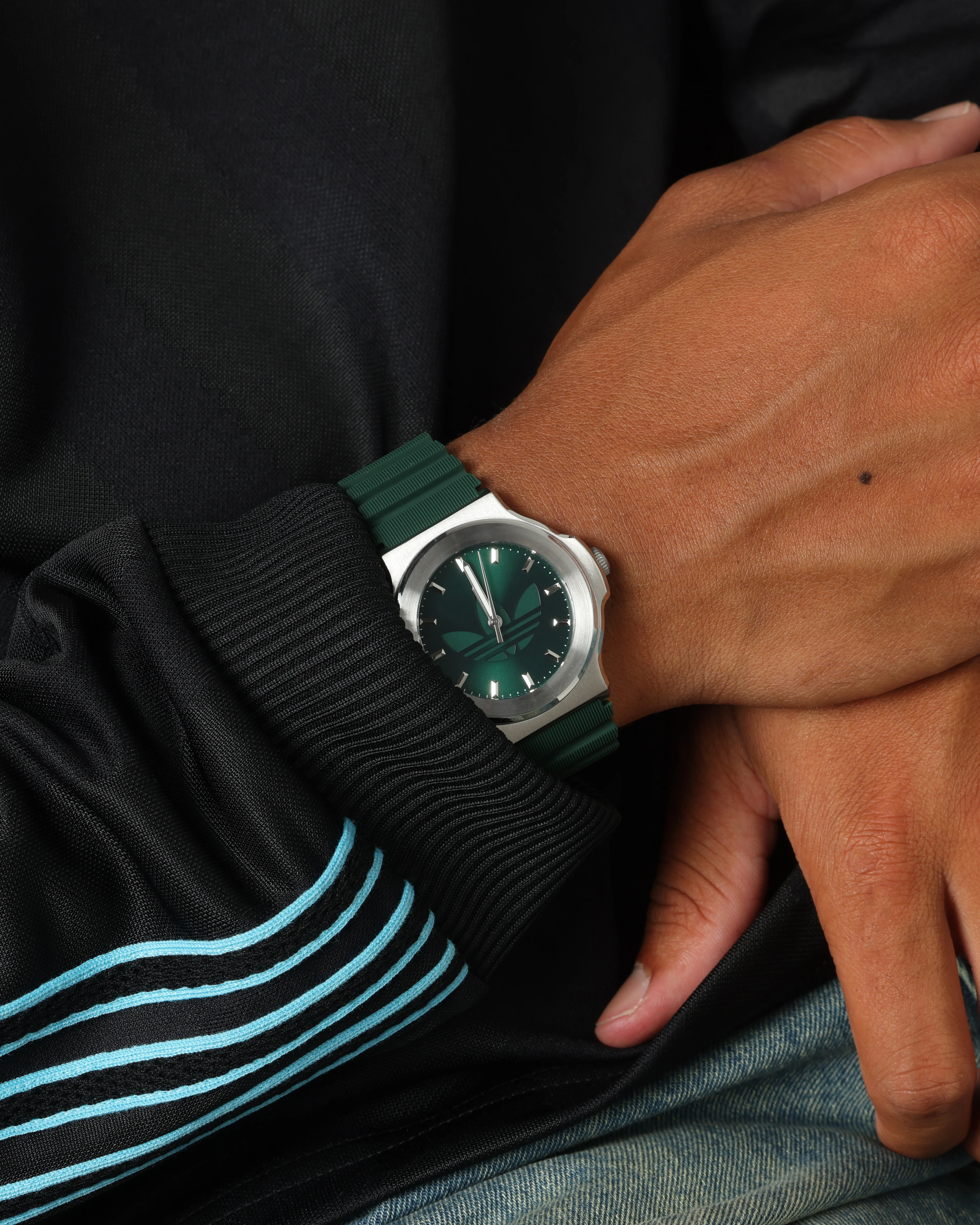 Adidas Expression Three Watch Green