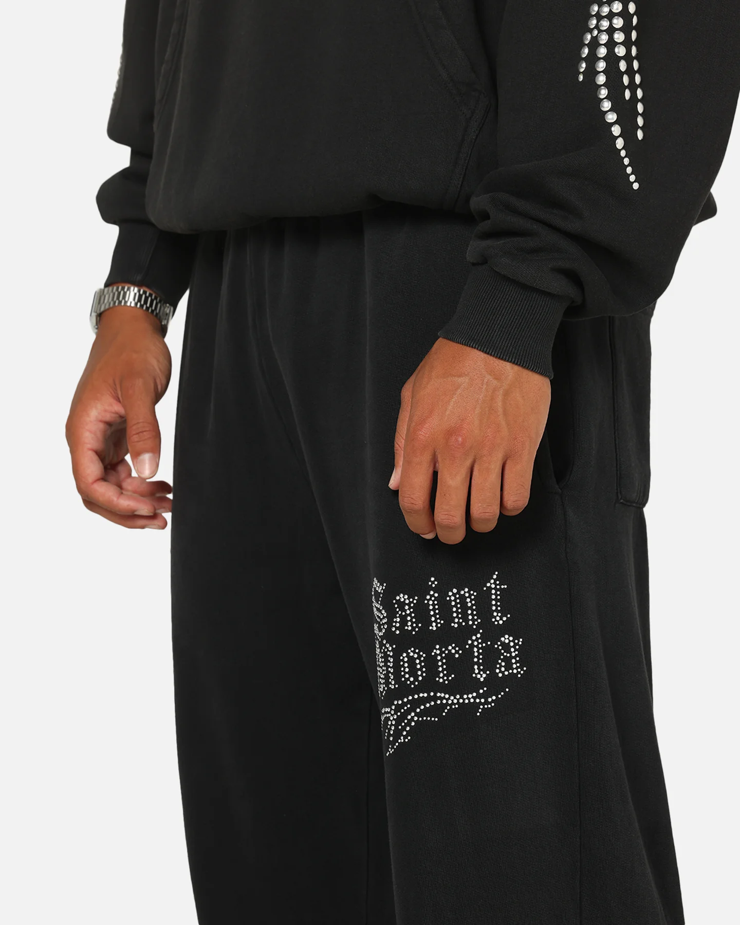 Saint Morta Sanctified Sweatpants Washed Black