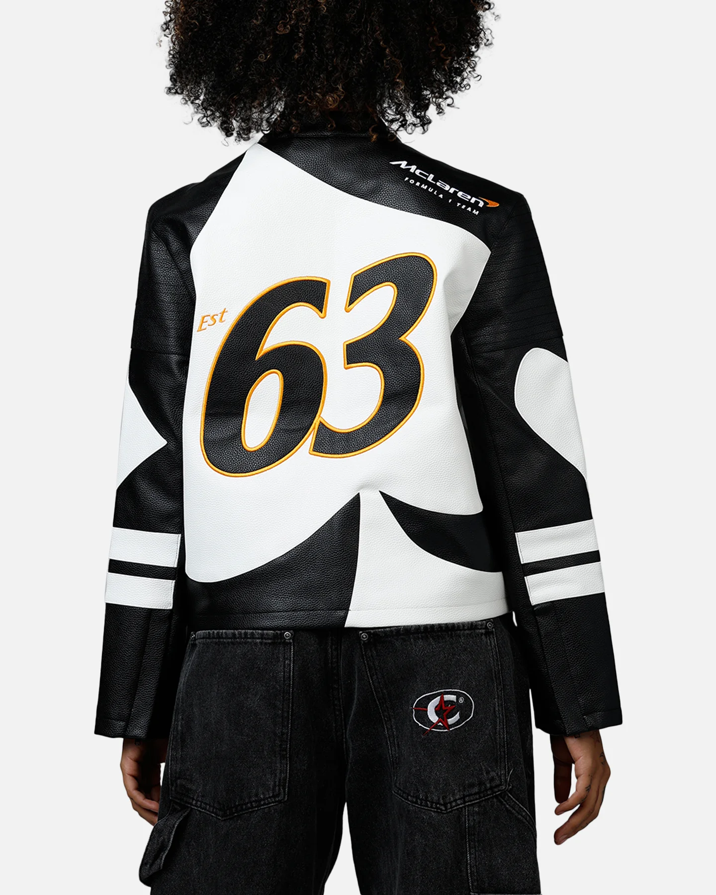 We Are The Wild Collective Women's Mclaren X Culture Kings 2025 Jacket White/Black