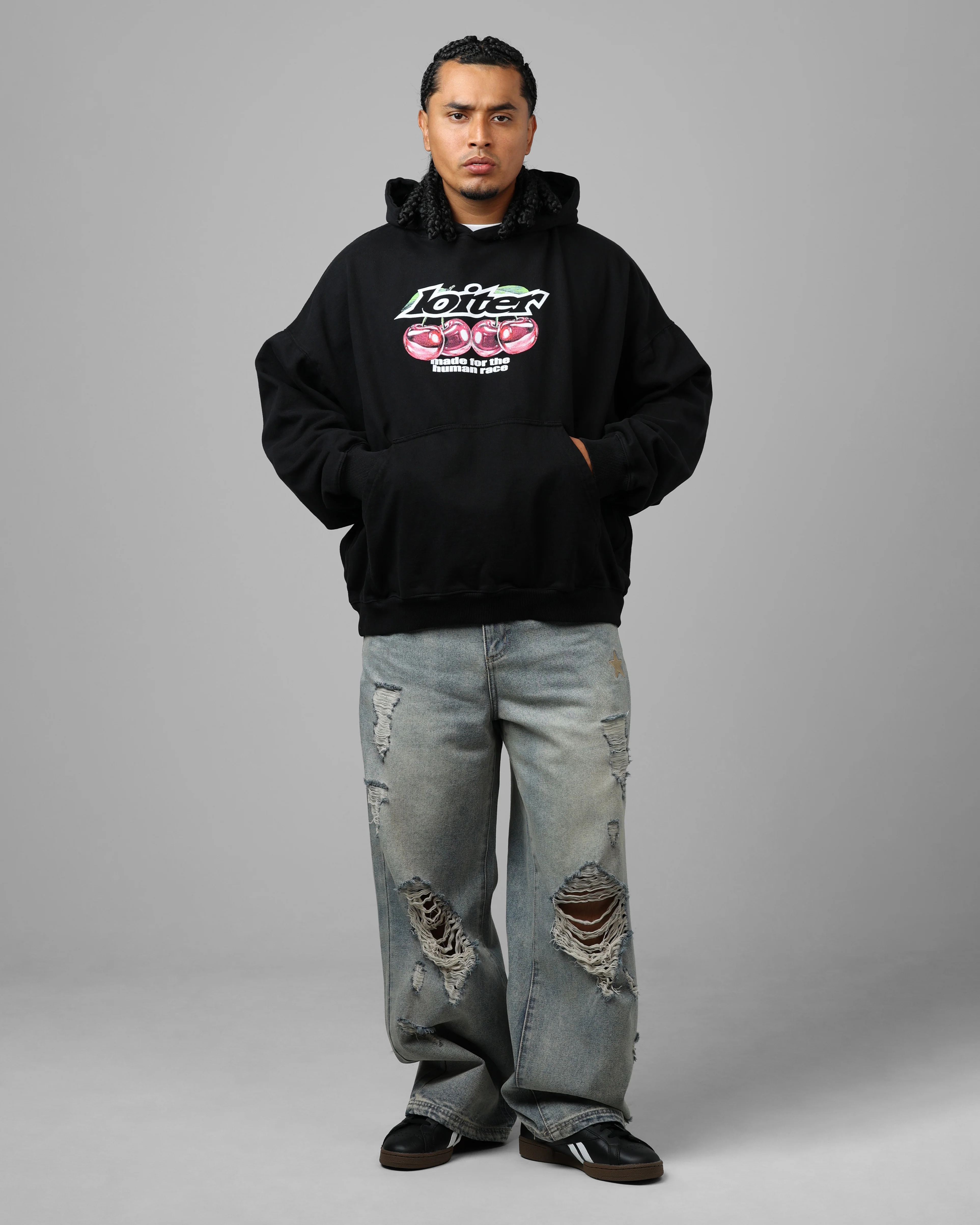 Loiter Cherry Pick Hoodie Black