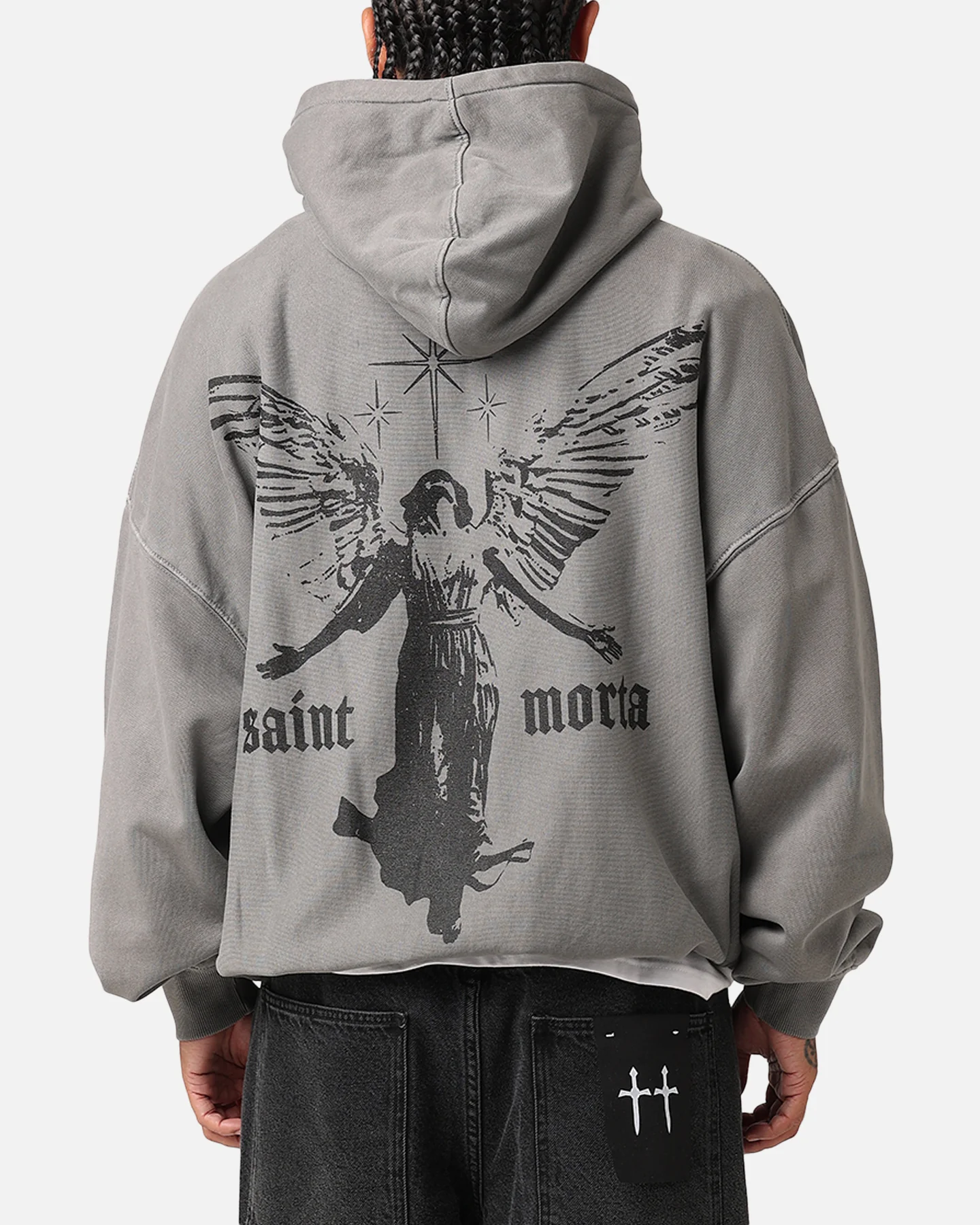 Saint Morta Ethereal Hoodie Washed Charcoal