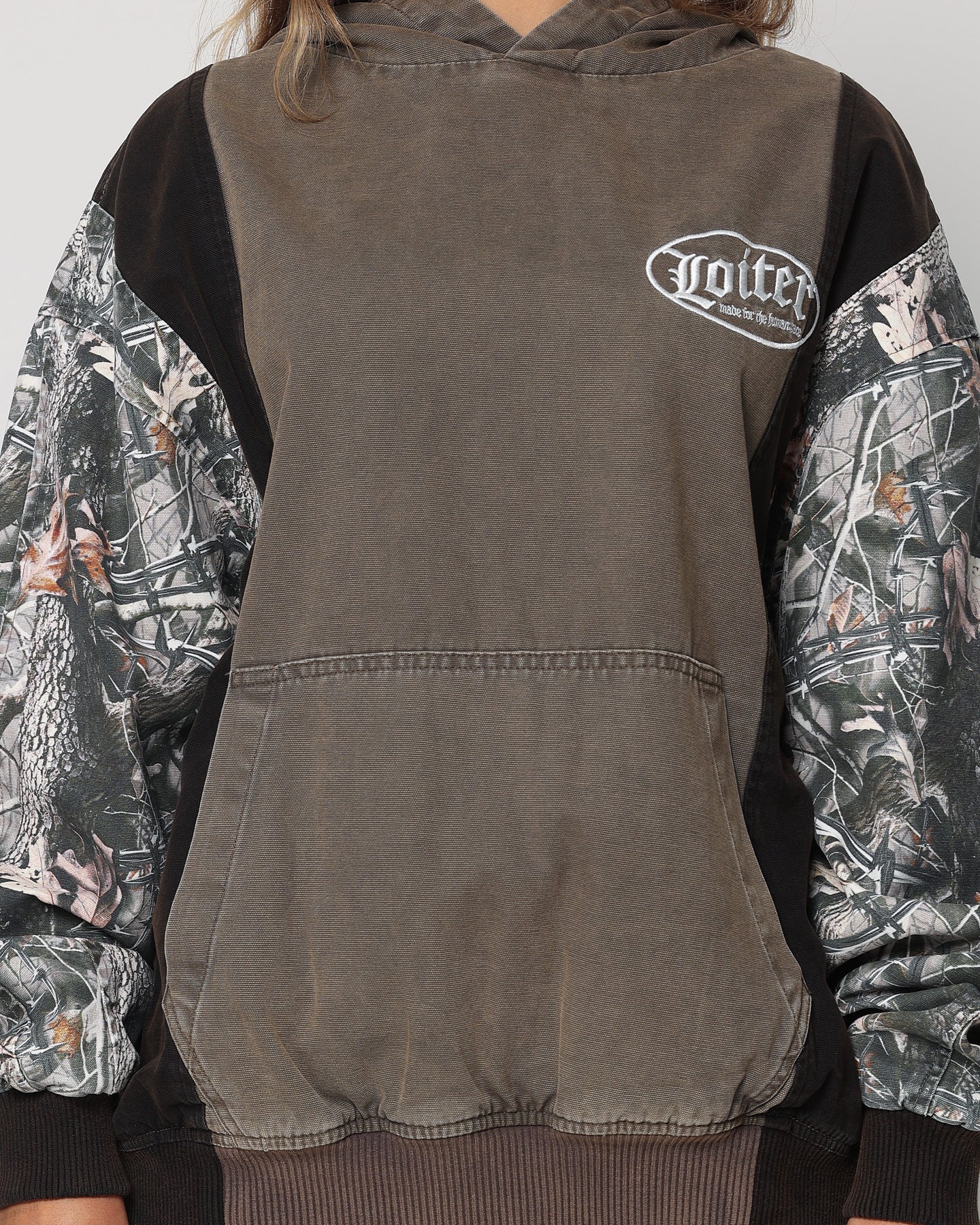 Loiter Splinter Hoodie Khaki/Camo