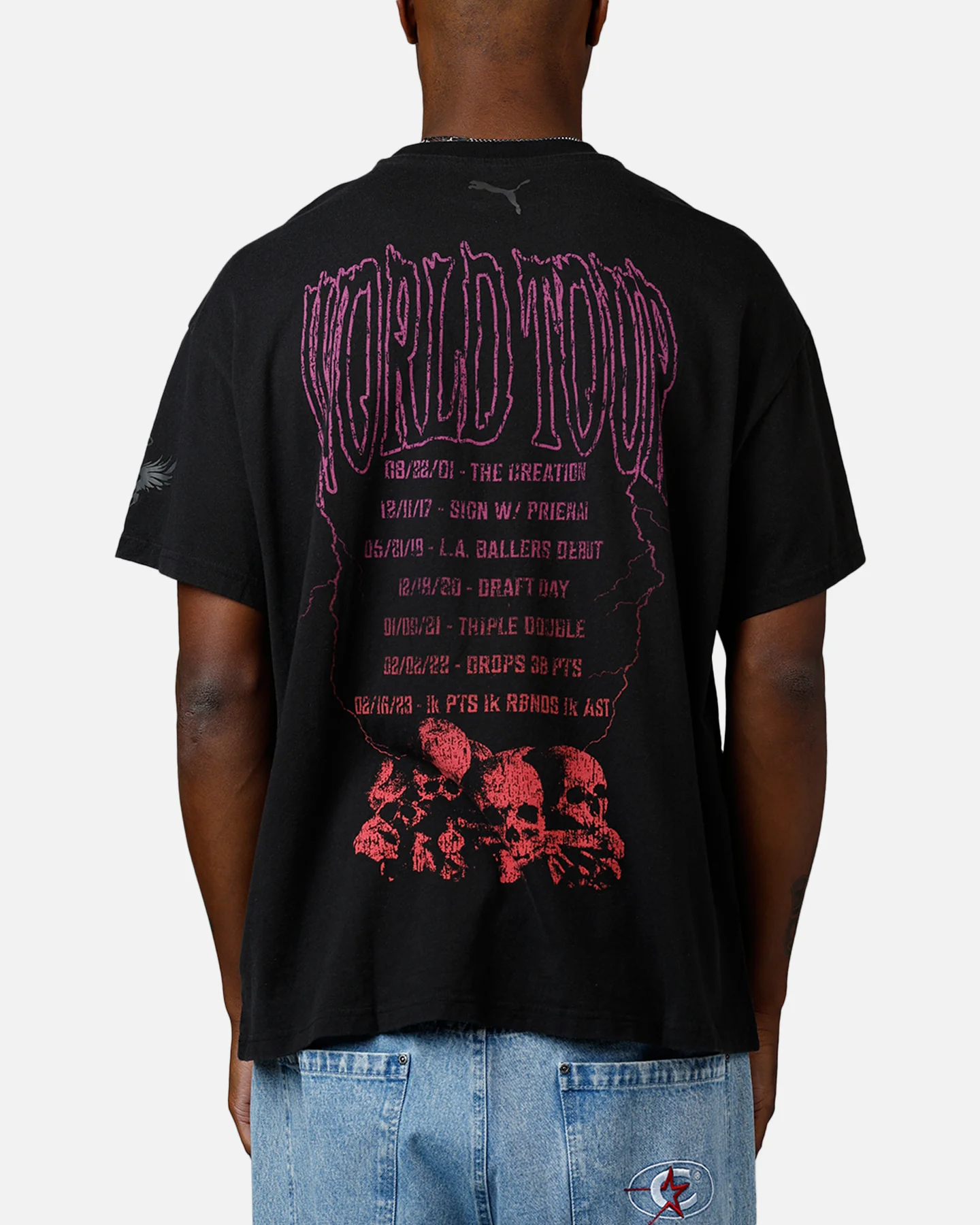 Puma x Lamelo Ball Lamelo World Tour T-Shirt Black