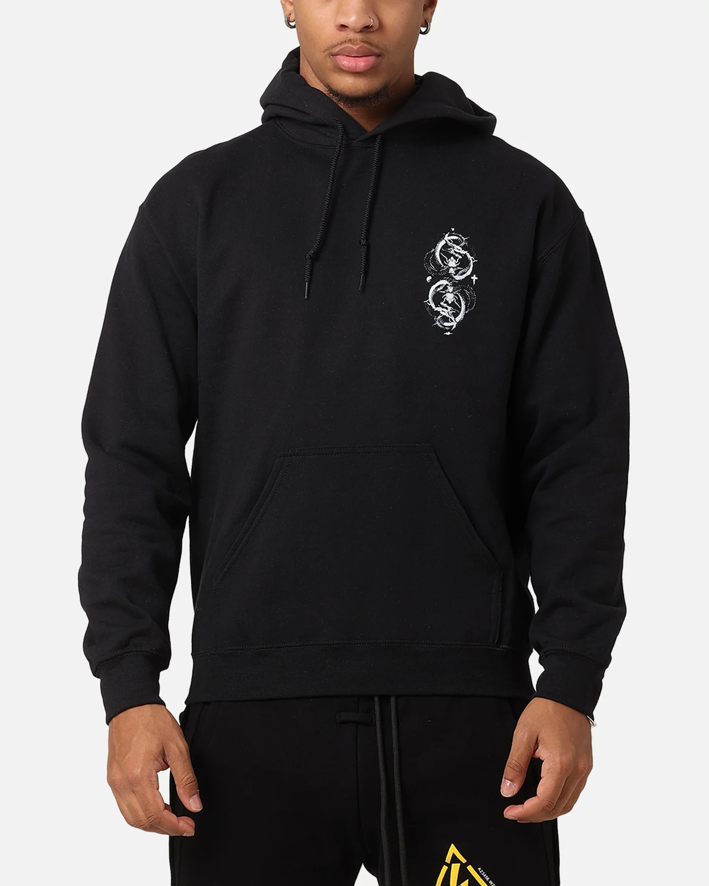 The Anti Order Double Dragon Hoodie Black/White