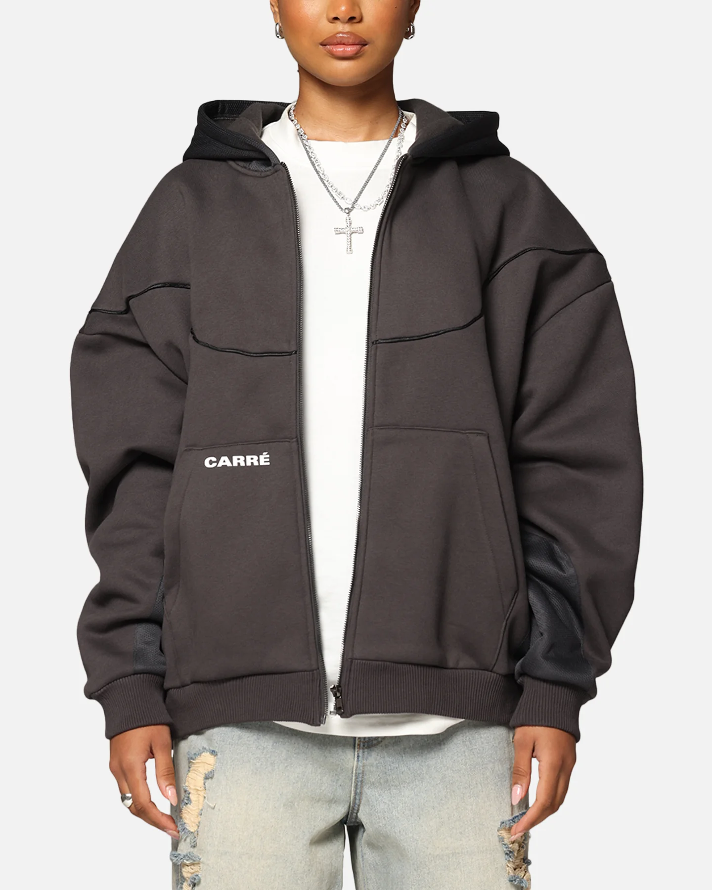 Carre Pipeline Hoodie Grey