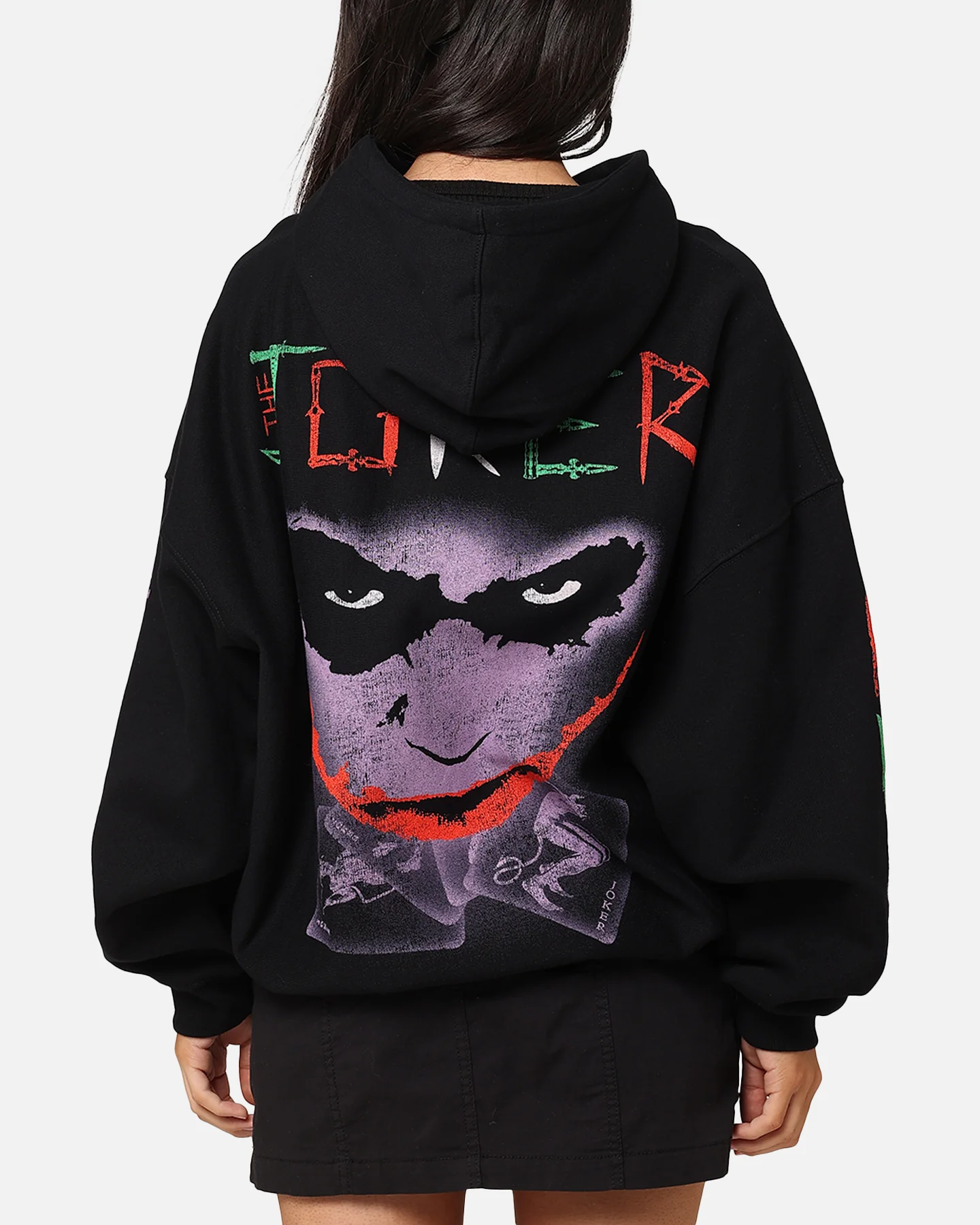 73Studio X DC Batman The Joker Scars Premium Hoodie Black