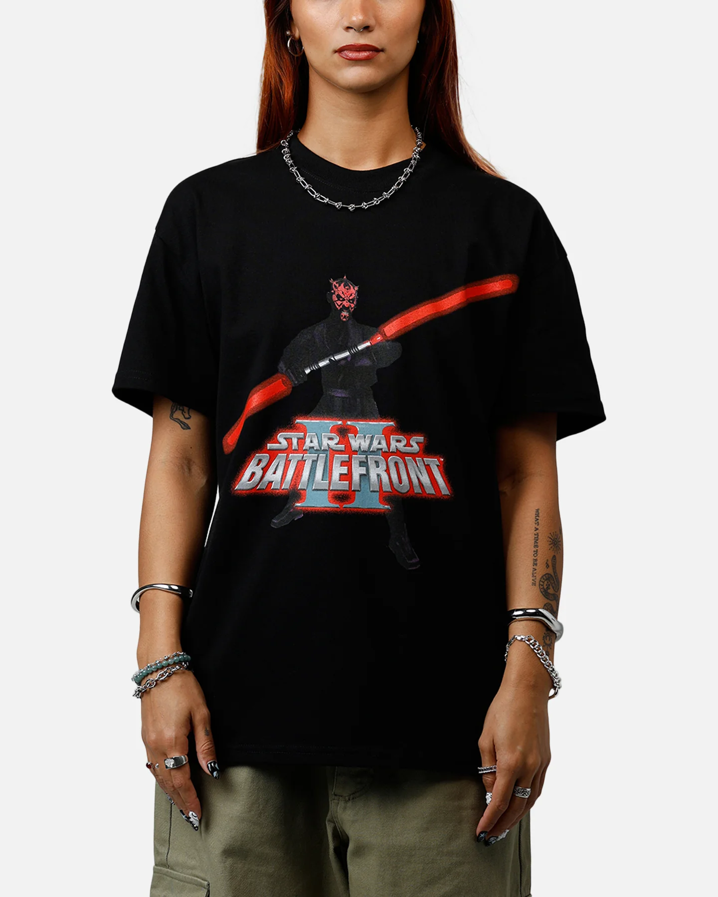 73Studio Star Wars Darth Maul Battlefront II T-Shirt Black
