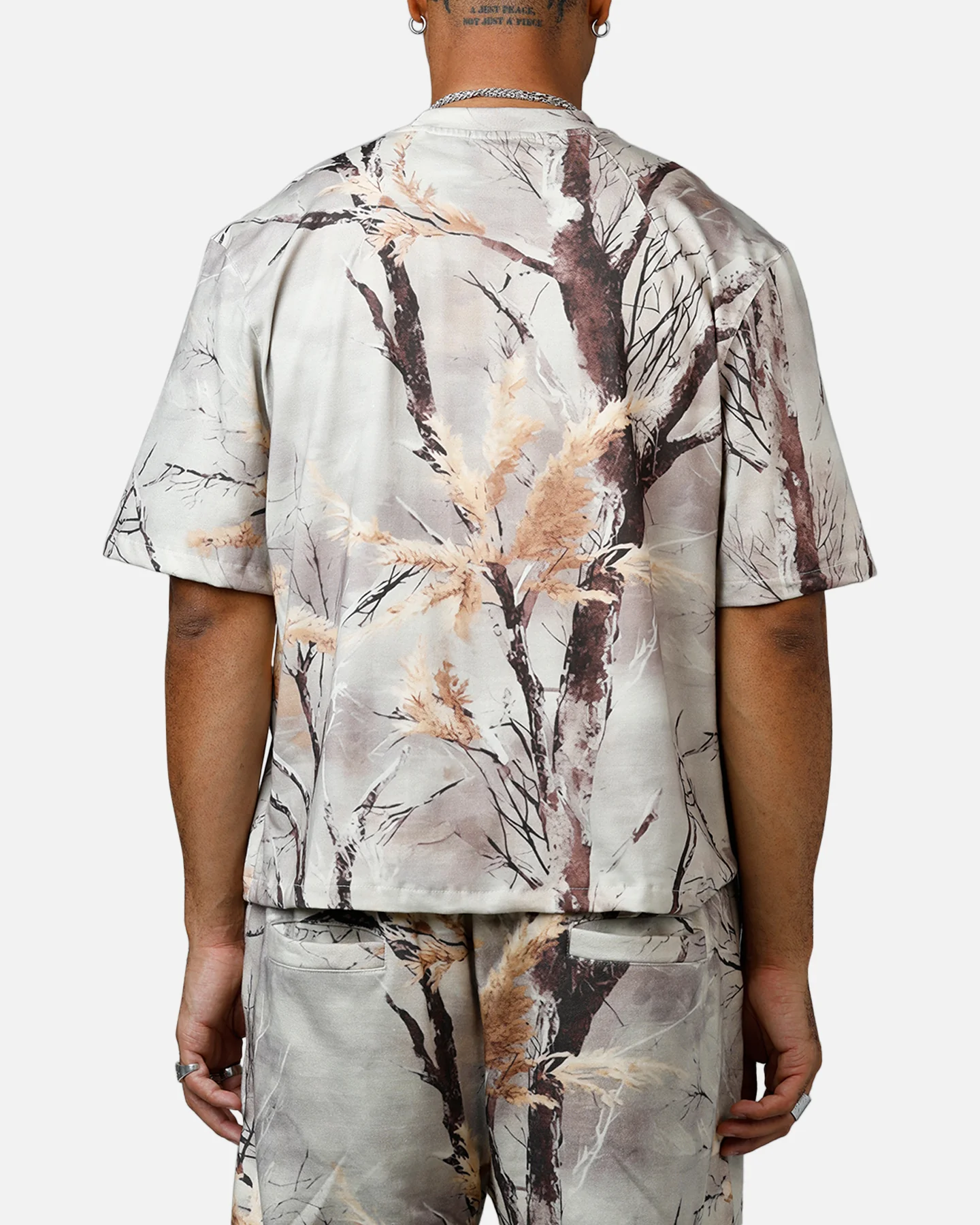 MNML Washed Dart T-Shirt Snow Camo