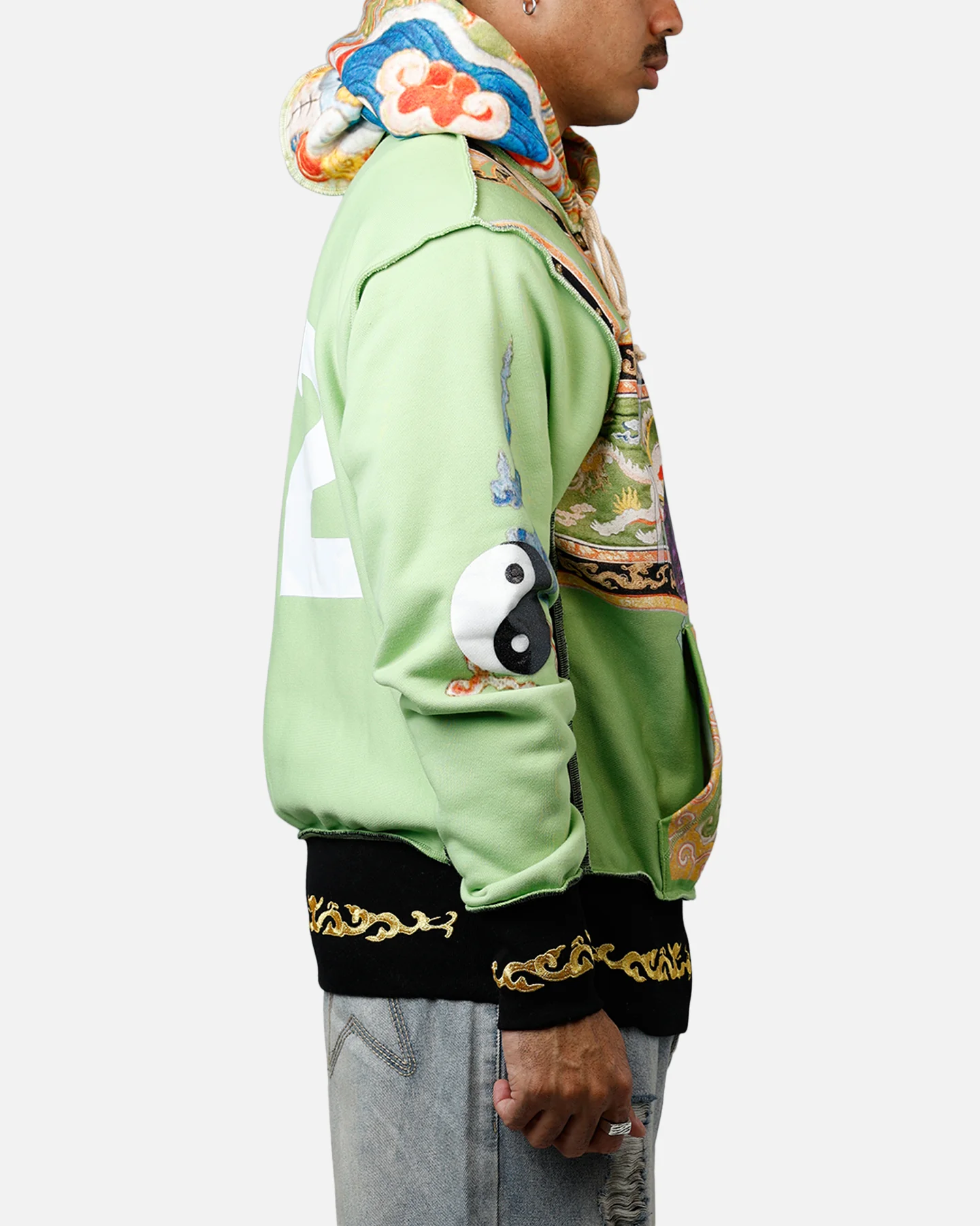 ABC Birthstone Hoodie Light Green