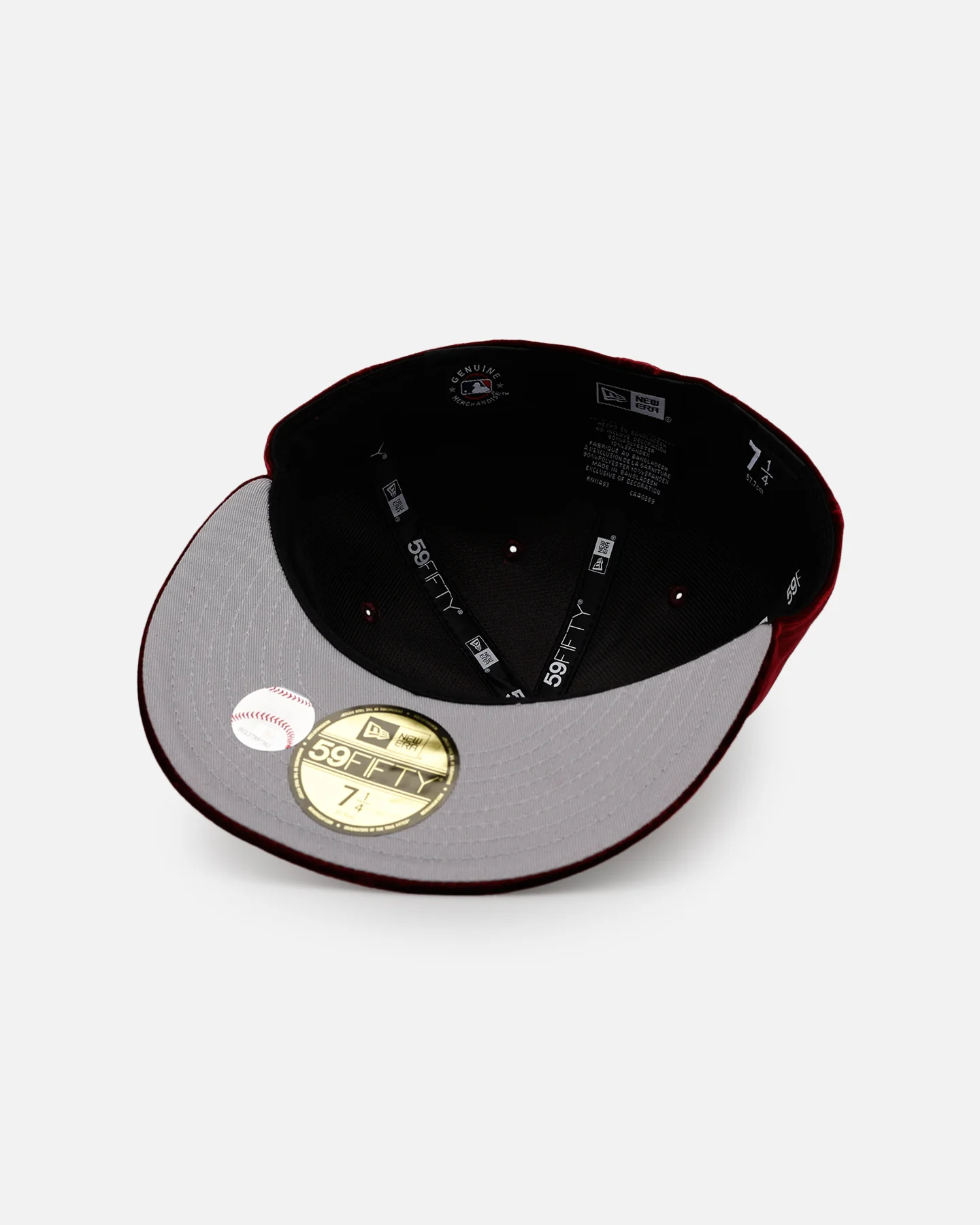 New Era Los Angeles Dodgers 'Velvet Roses' 59FIFTY Fitted Maroon