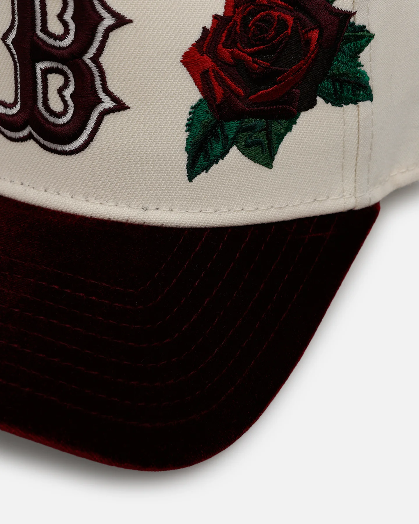 New Era Boston Red Sox 'Velvet Roses' 9FORTY A-Frame Snapback Chrome